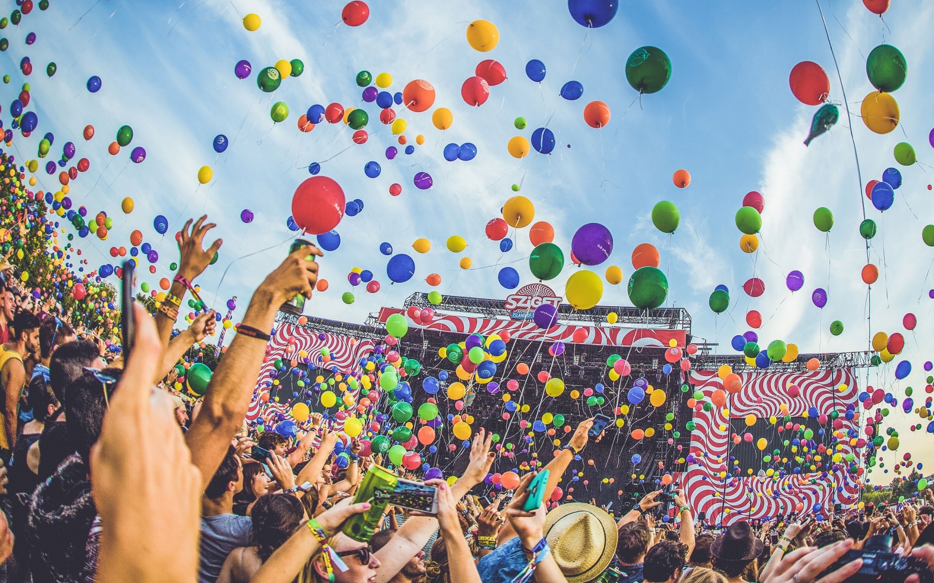 Sziget Festival, Amazing island of freedom, Budapest, Music festival, 1920x1200 HD Desktop