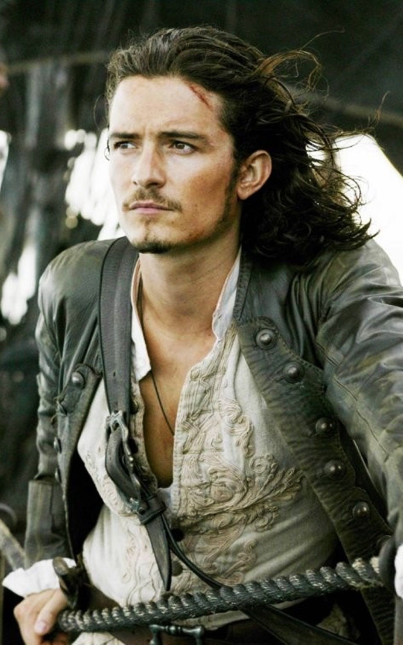 Orlando Bloom, Pirates of the Caribbean, Will Turner, 1390x2230 HD Phone