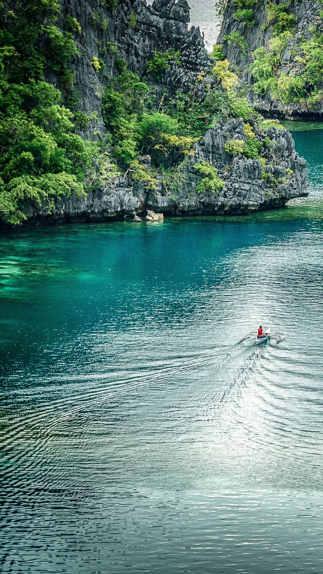 Nature colors, Coron Island, Windows 10 spotlight, 1080x1920 Full HD Phone