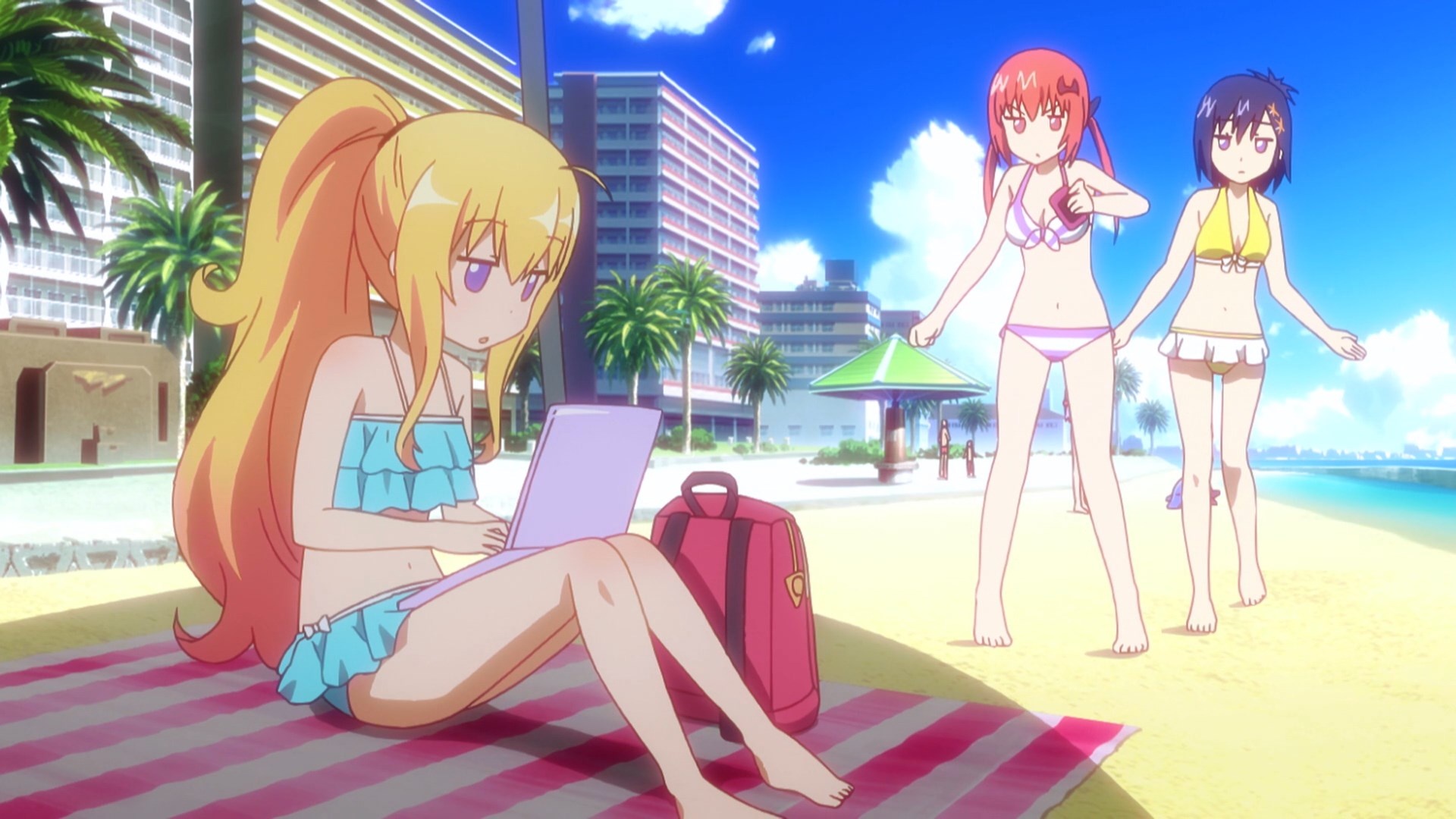 Gabriel DropOut, Episode 4, Beach ready, Anime, 1920x1080 Full HD Desktop