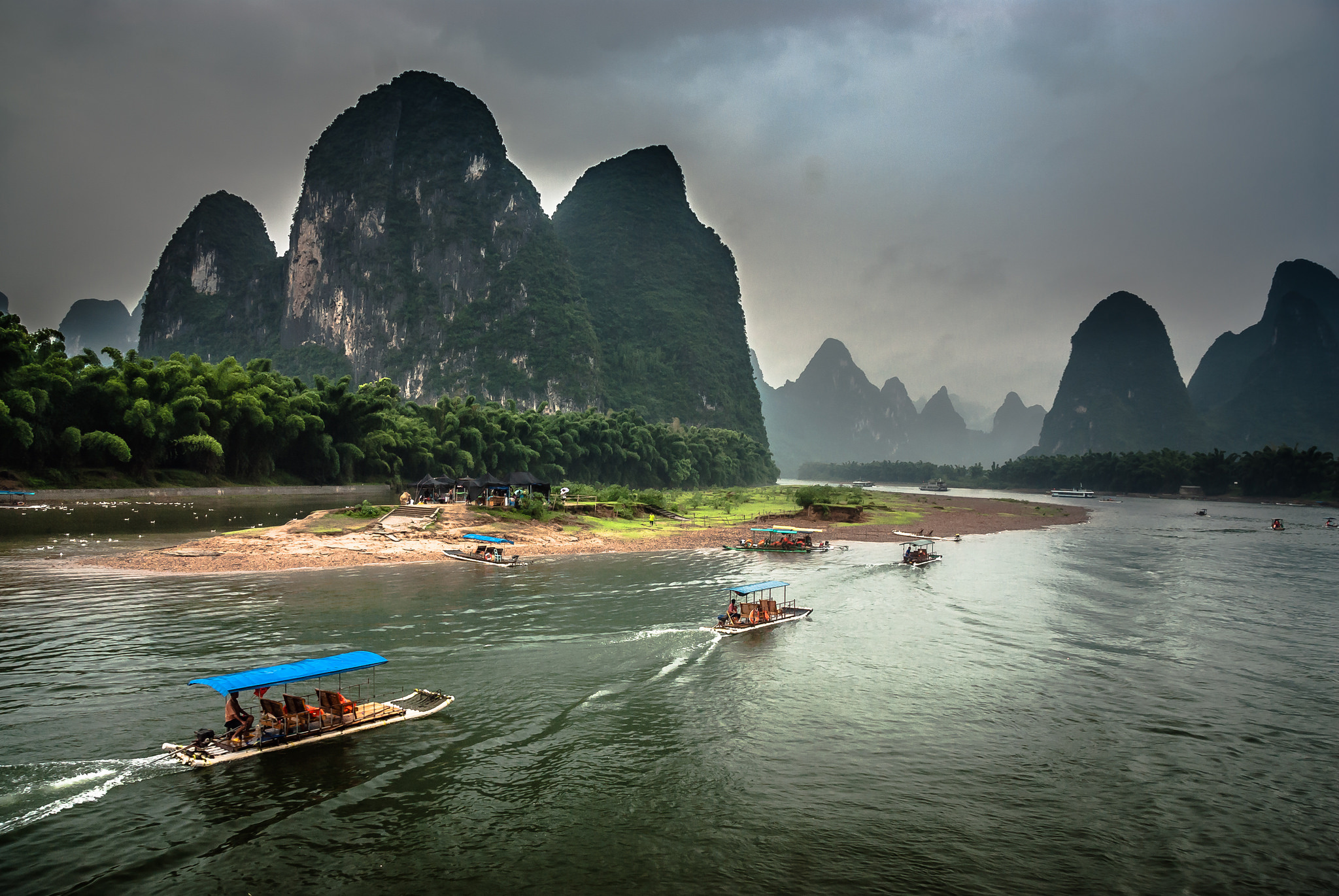 Li River, Guilin city, Thousand wonders, Travels, 2050x1380 HD Desktop