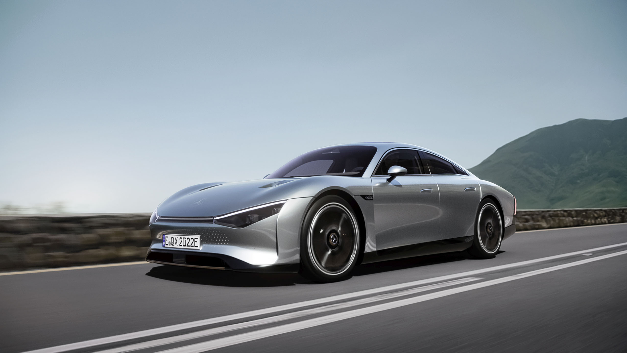 Mercedes-Benz VISION EQXX, 1000 kilometer range, Cutting-edge technology, Fanaticar magazine, 2560x1440 HD Desktop