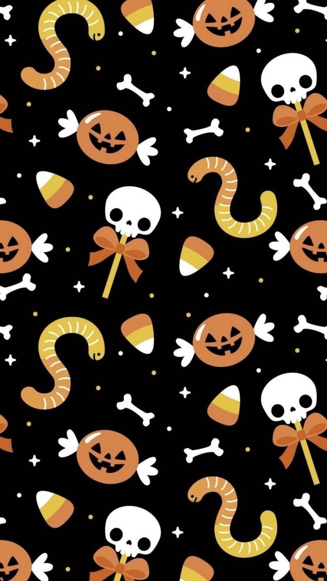 Halloween treats, Cute Phone Wallpaper, 1080x1920 Full HD Phone