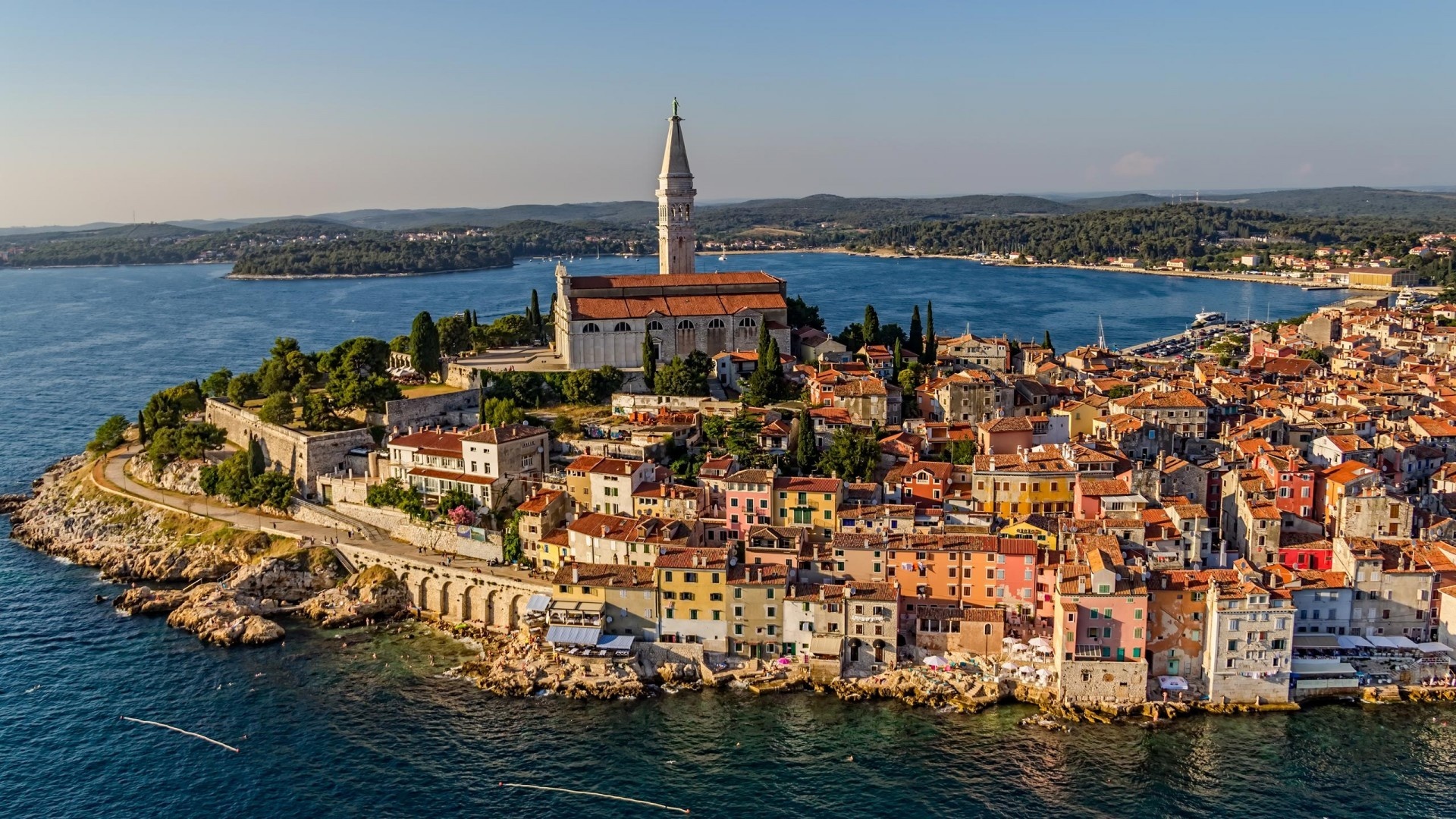 Croatia, Travels, Rovinj cityscape, Architectural marvels, 1920x1080 Full HD Desktop