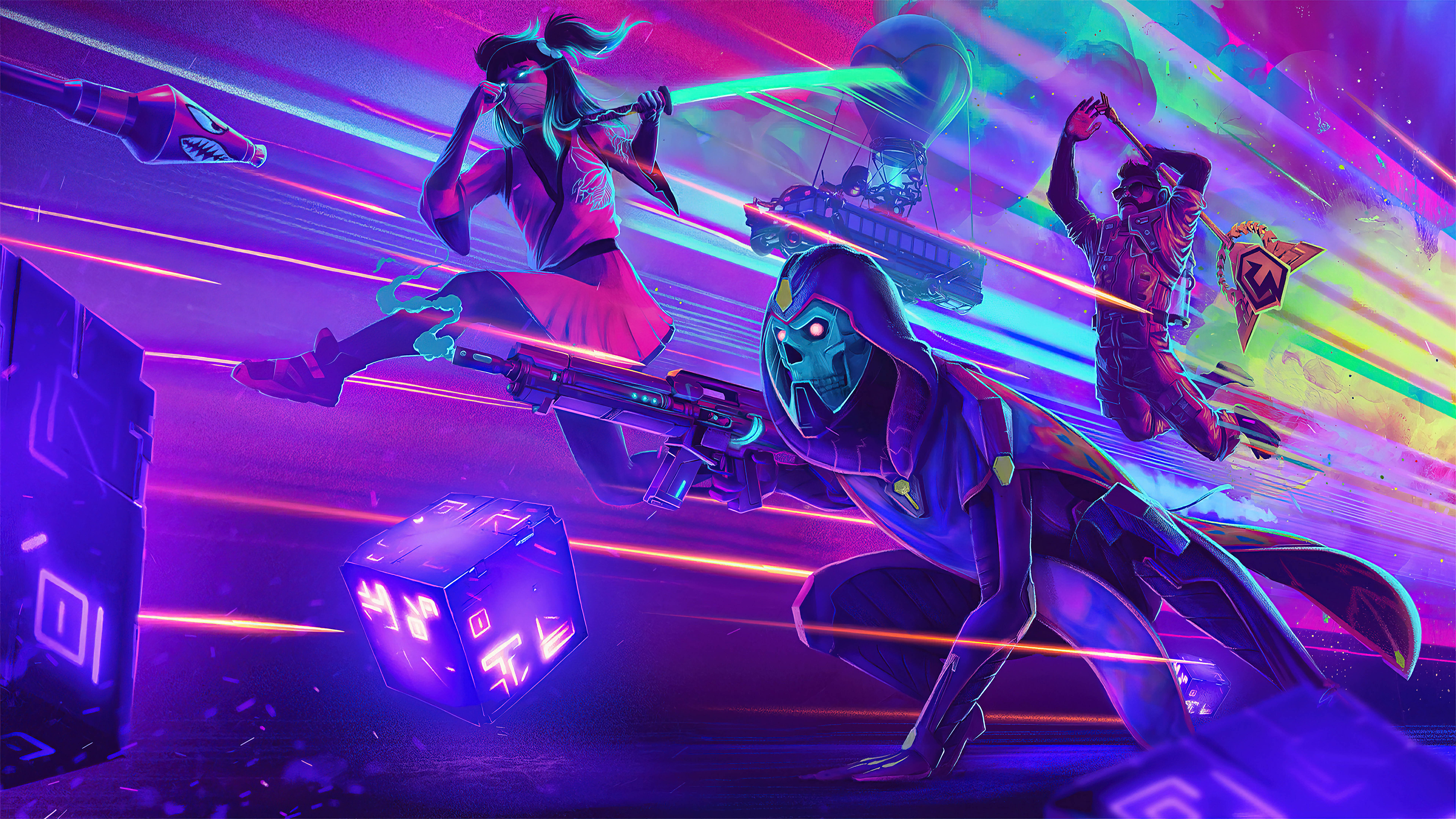 Fortnite: Battle Royale, Cool Backgrounds Wallpaper, 3840x2160 4K Desktop