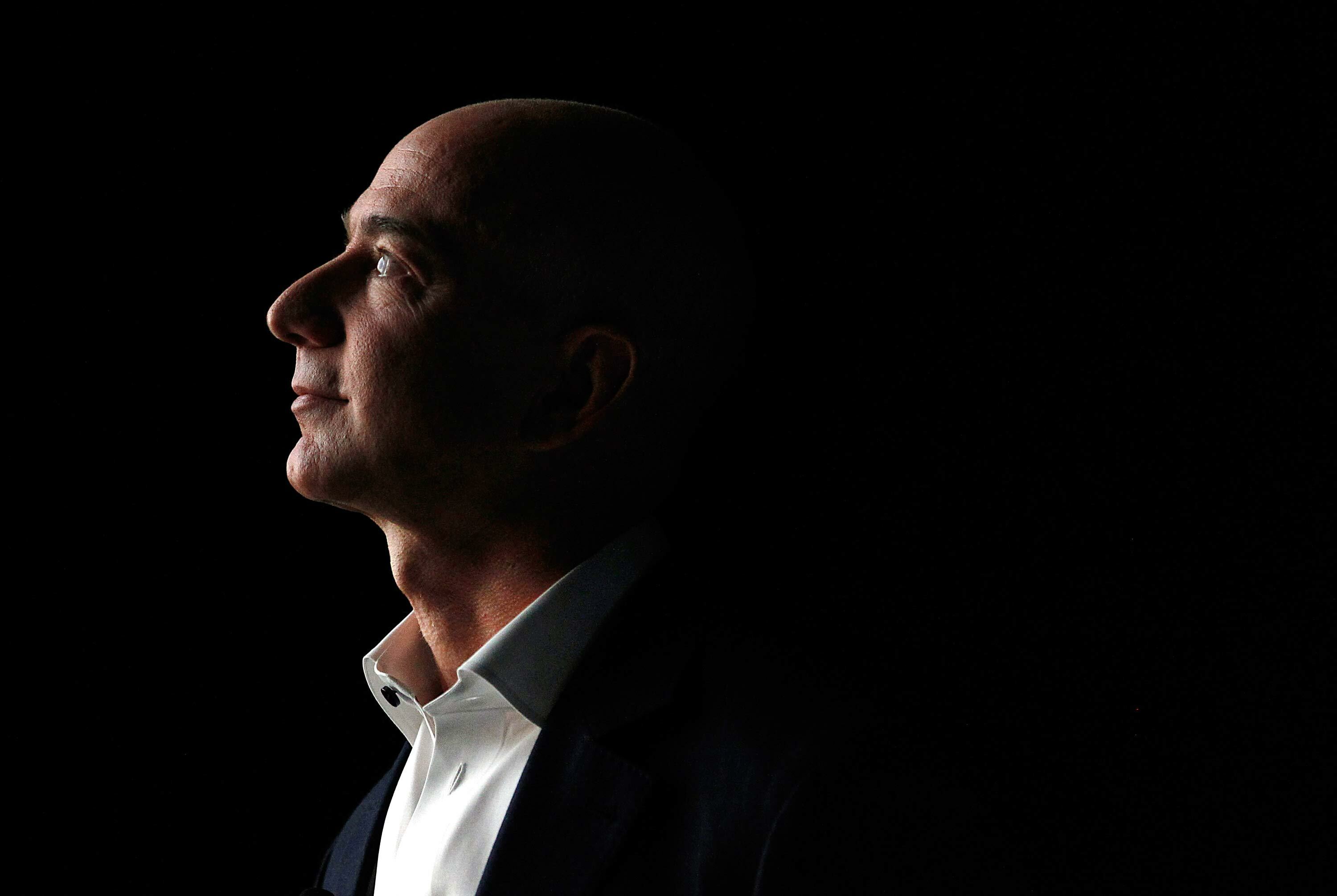 Jeff Bezos, Entrepreneurial genius, Business success, Innovation spirit, 3000x2020 HD Desktop