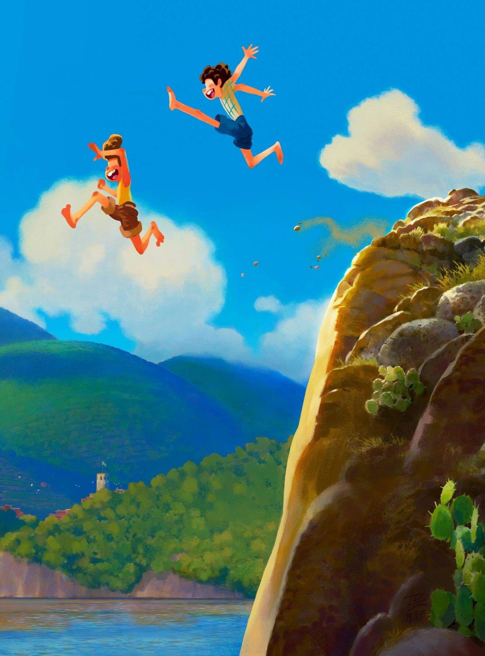 Disney Pixar's Luca, Italy summer, New animation movies, 1600x2150 HD Phone