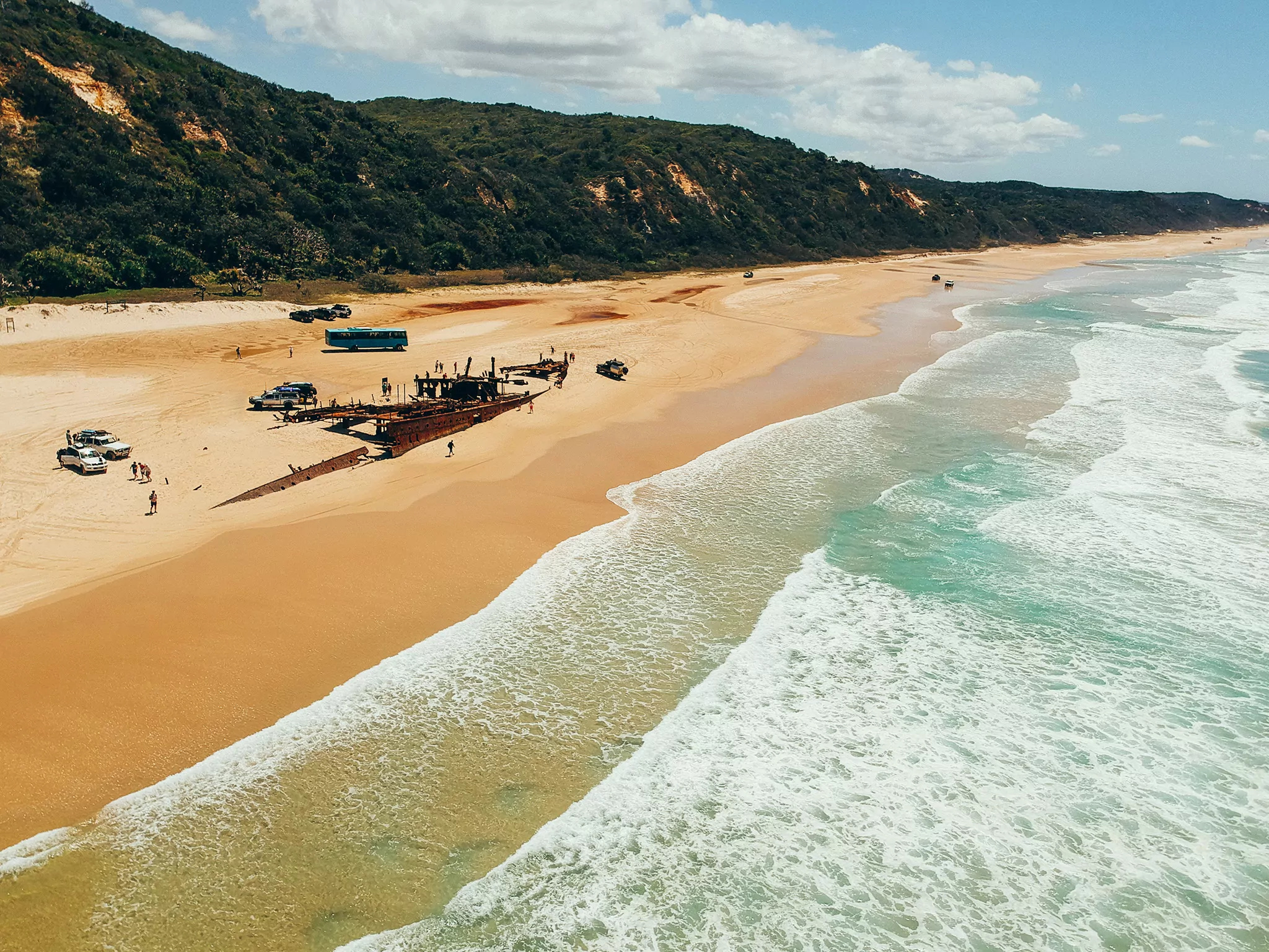 Fraser Island, SS Maheno shipwreck, Haunting beauty, 2050x1540 HD Desktop