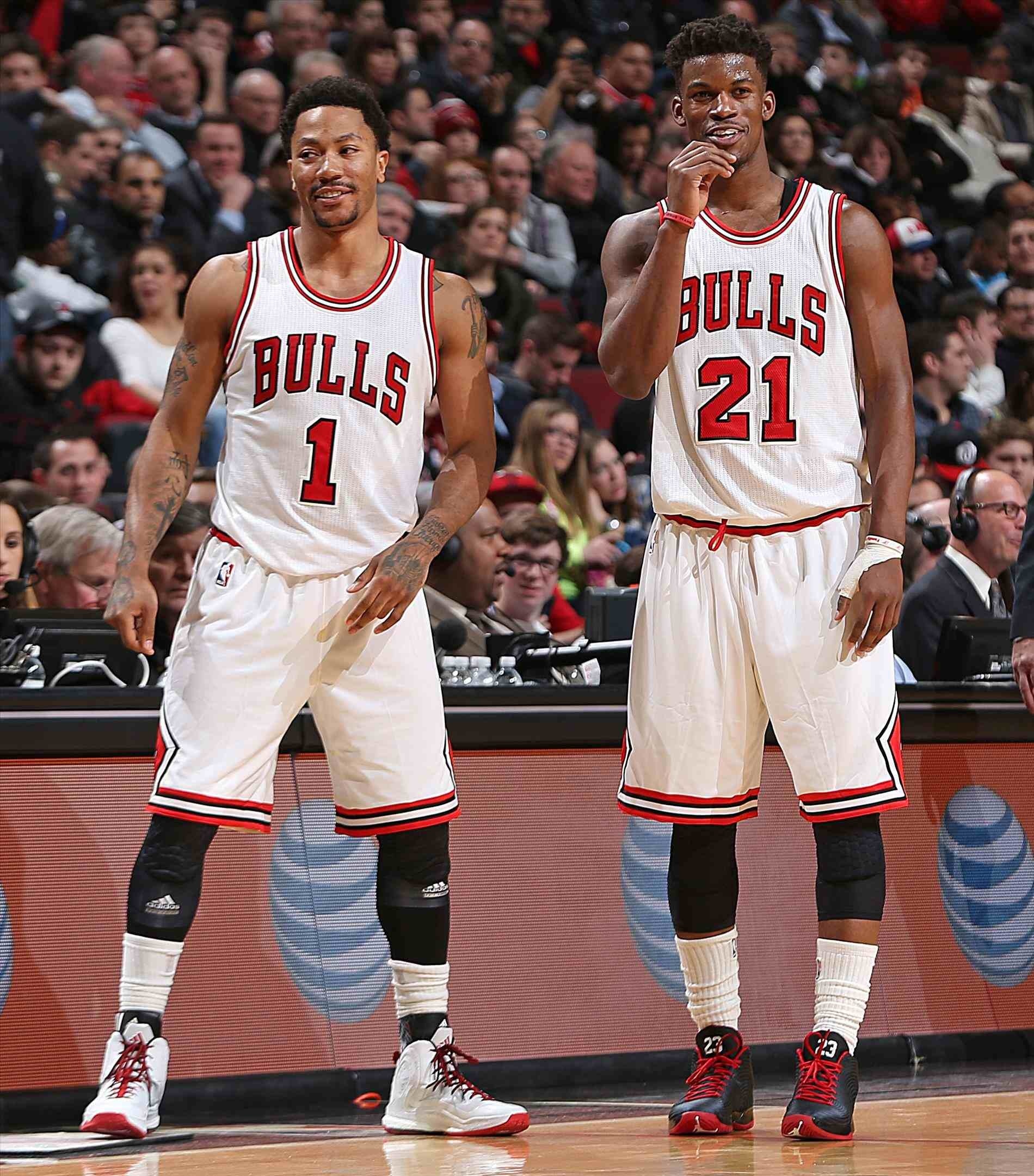 Derrick Rose, Jimmy Butler Wallpaper, 1900x2170 HD Phone