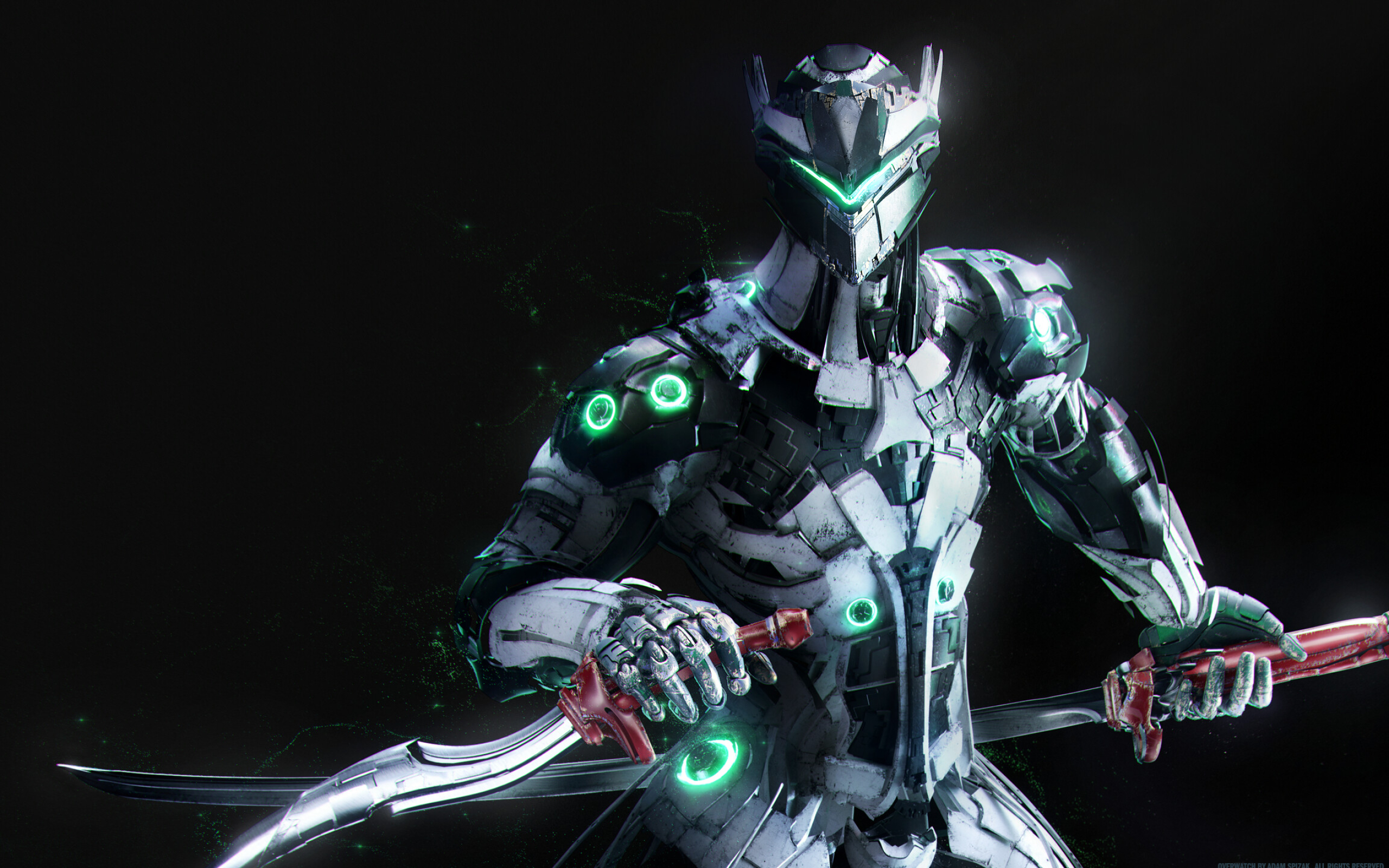 Overwatch Genji, Video game characters, Wallpaper resolution, ID:1258938, 2560x1600 HD Desktop