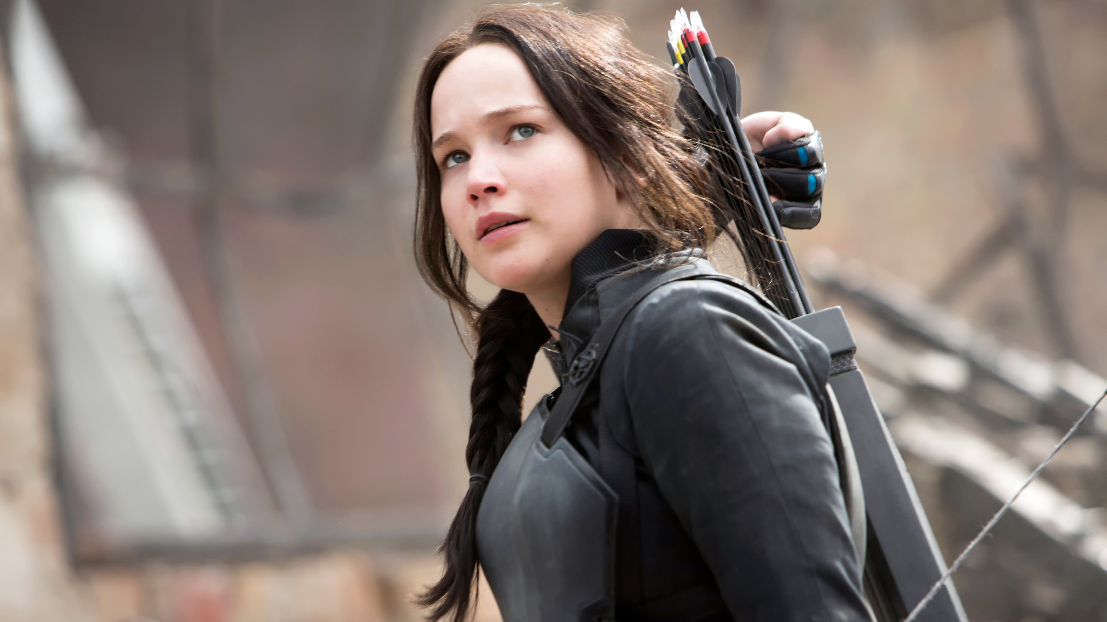 Jennifer Lawrence Hunger Games wide wallpaper, 49954 px, 3840x2160 4K Desktop