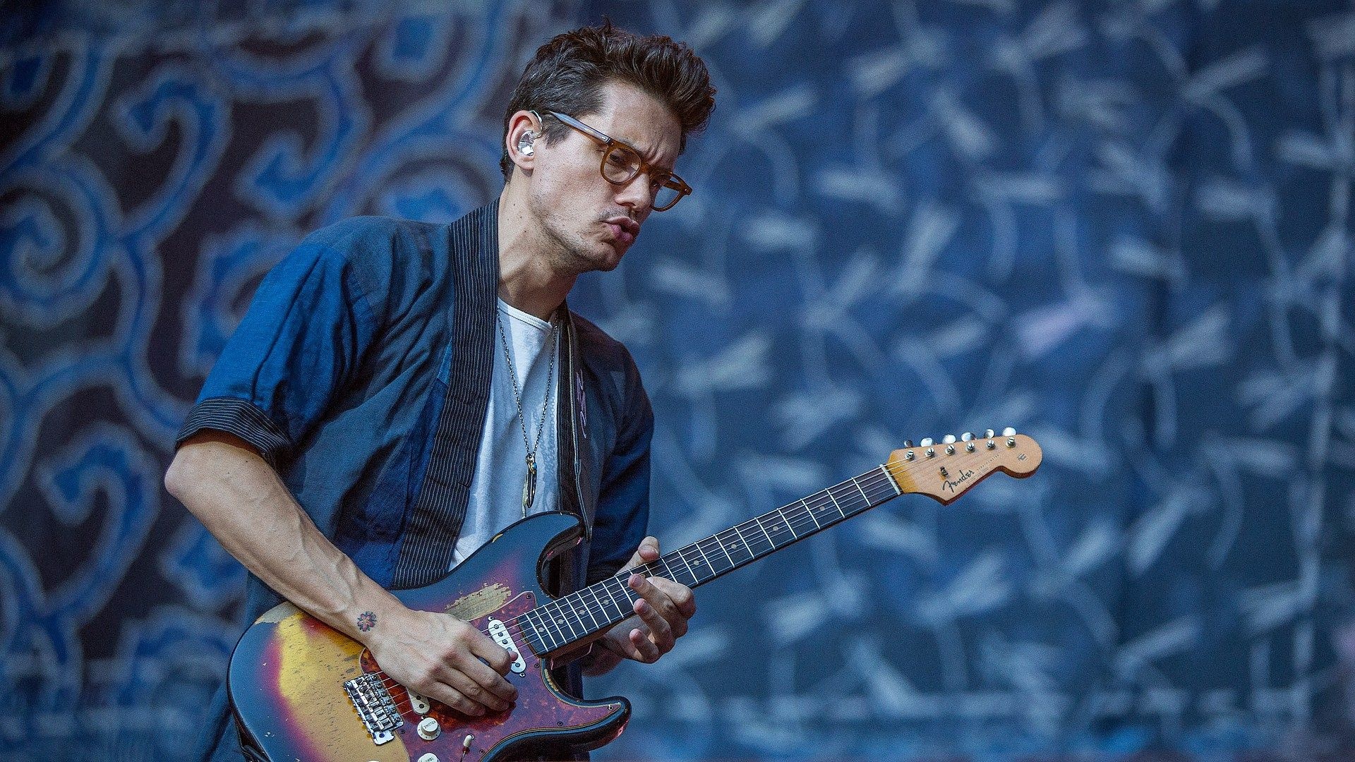 John Mayer, HD wallpaper, Top background, Blue color, 1920x1080 Full HD Desktop