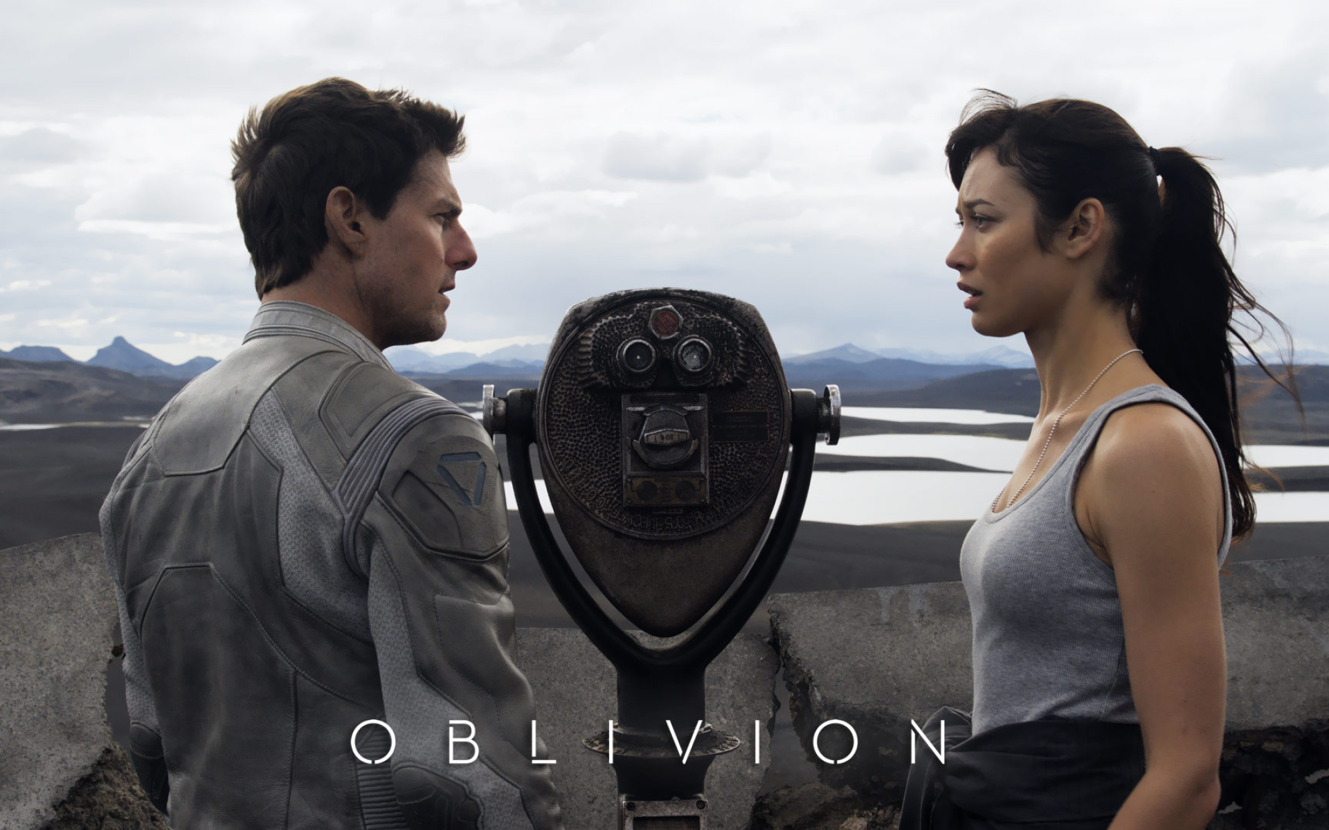 Jack Harper, Julia, Movie wallpapers, Oblivion, 1920x1200 HD Desktop