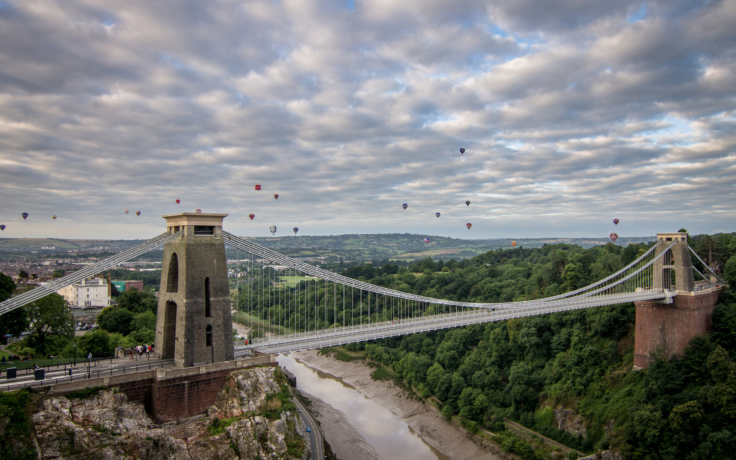 Travels, Bridge, Clifton Suspension Bridge, 2560x1600 HD Desktop