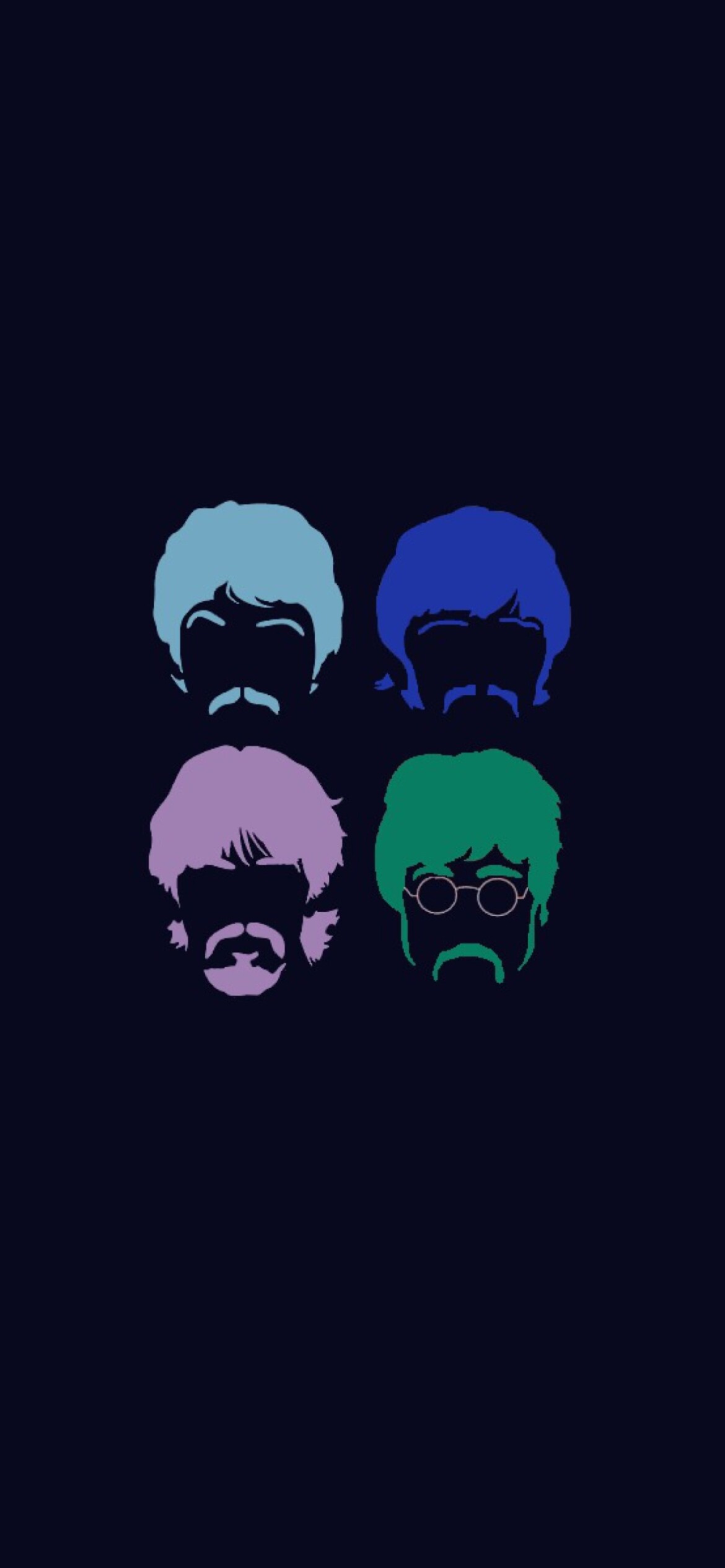 The Beatles, Music band, Wallpaper for iPhone 11, 1170x2540 HD Phone