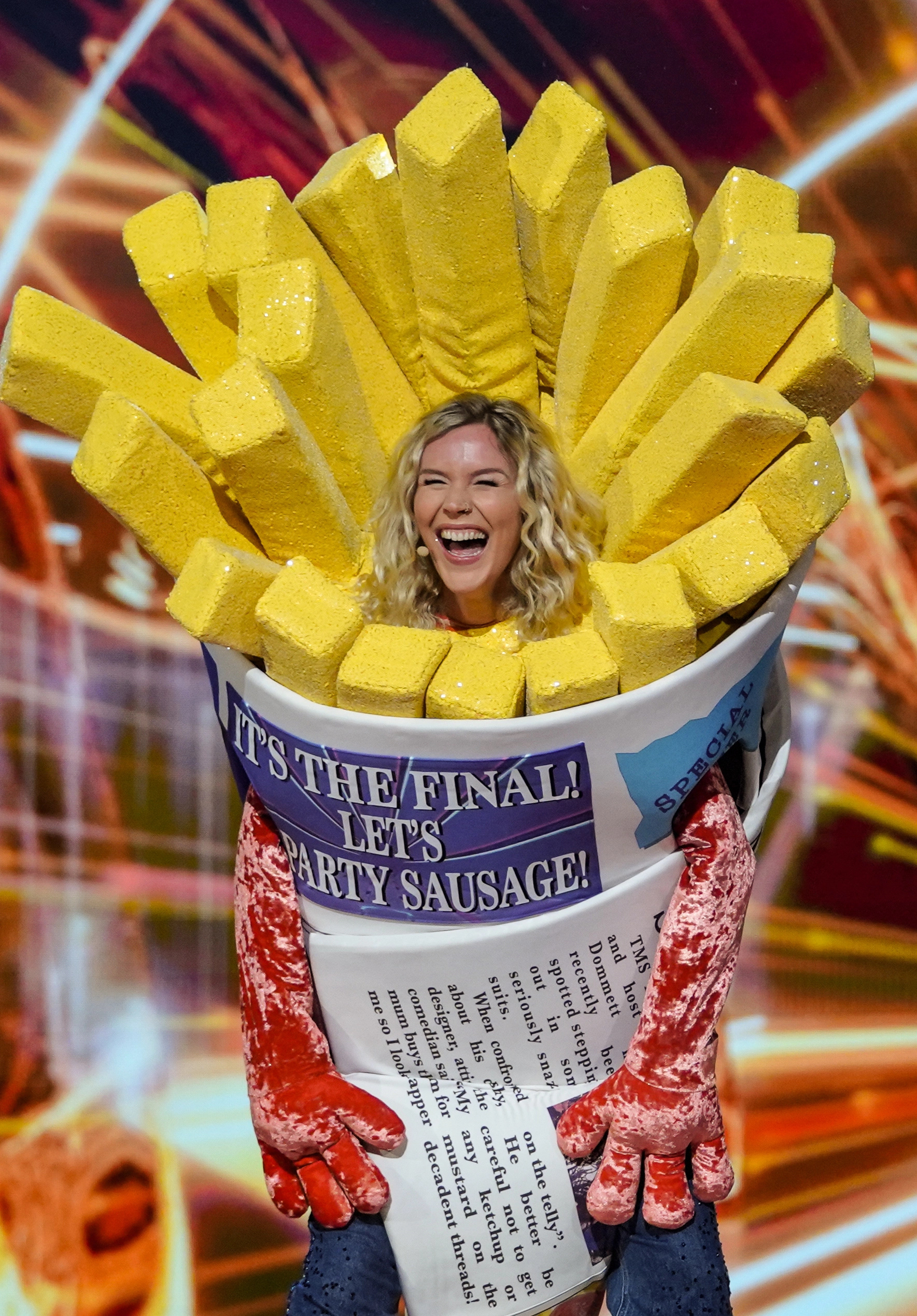 The Masked Singer, Joss Stone winner, Sausage revelation, Backstage moment, 1770x2540 HD Phone