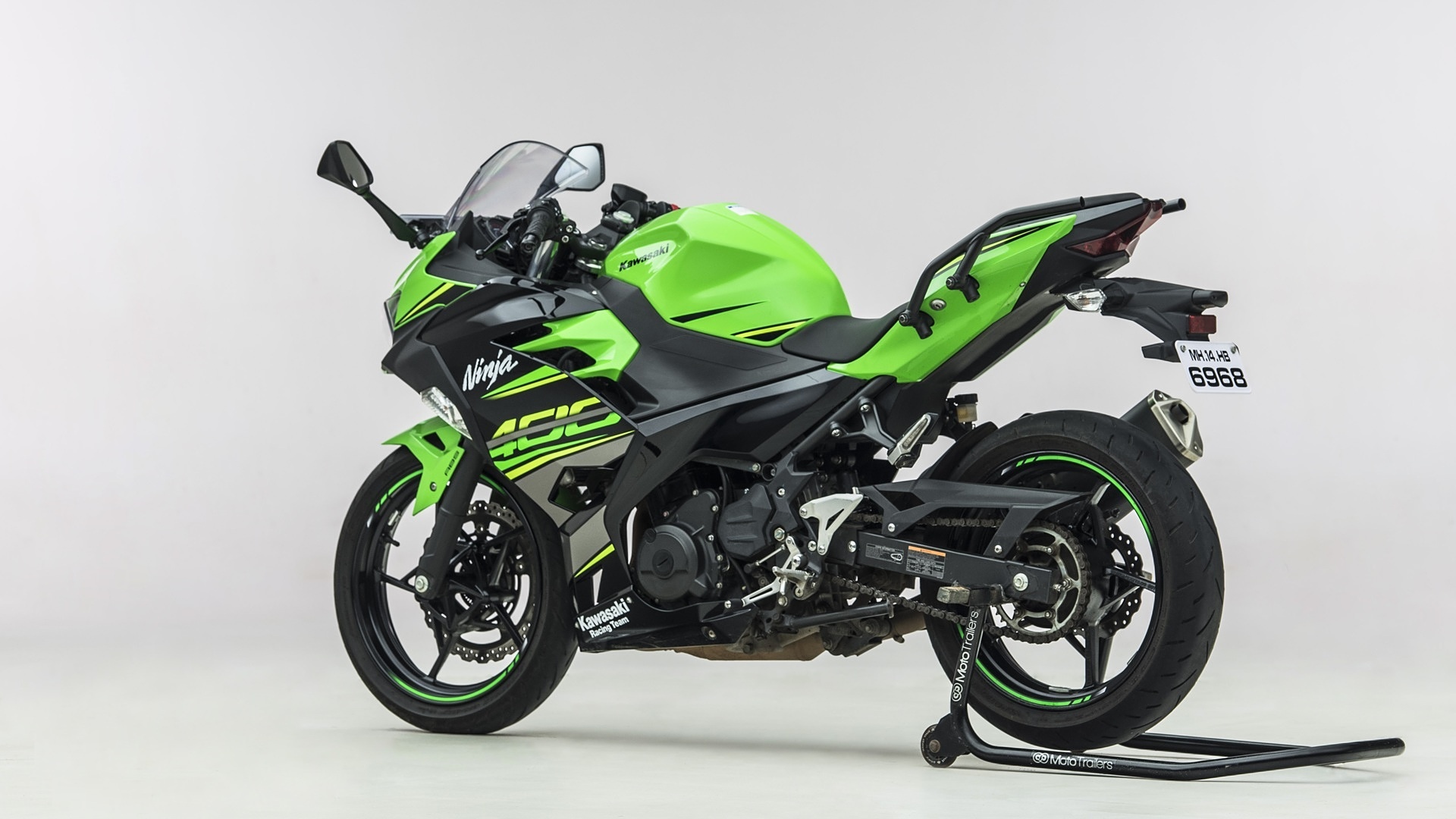 Side View, Kawasaki Ninja 400 Wallpaper, 1920x1080 Full HD Desktop