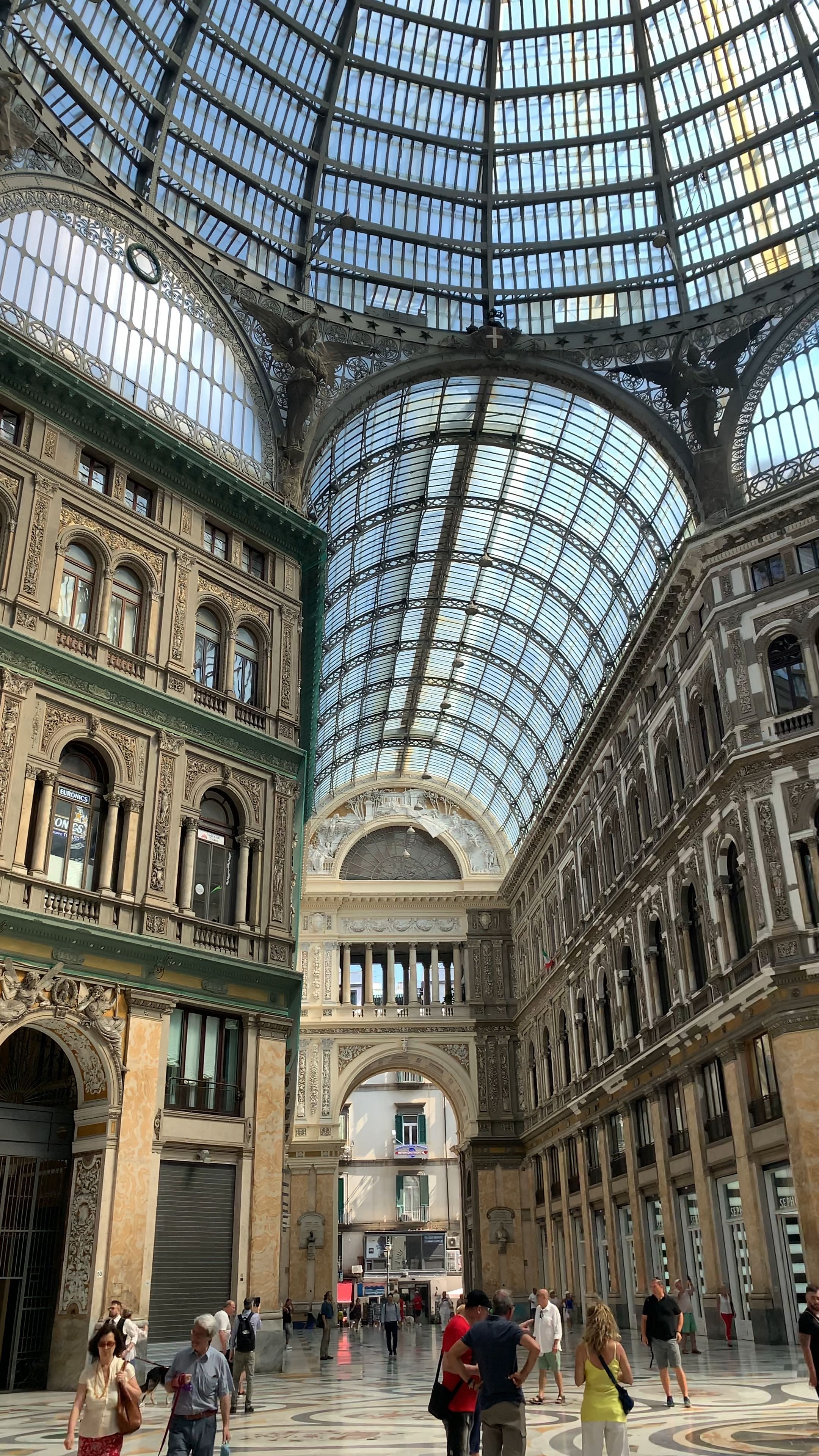 Galleria Umberto I, Naples (Italy) Wallpaper, 2160x3840 4K Phone