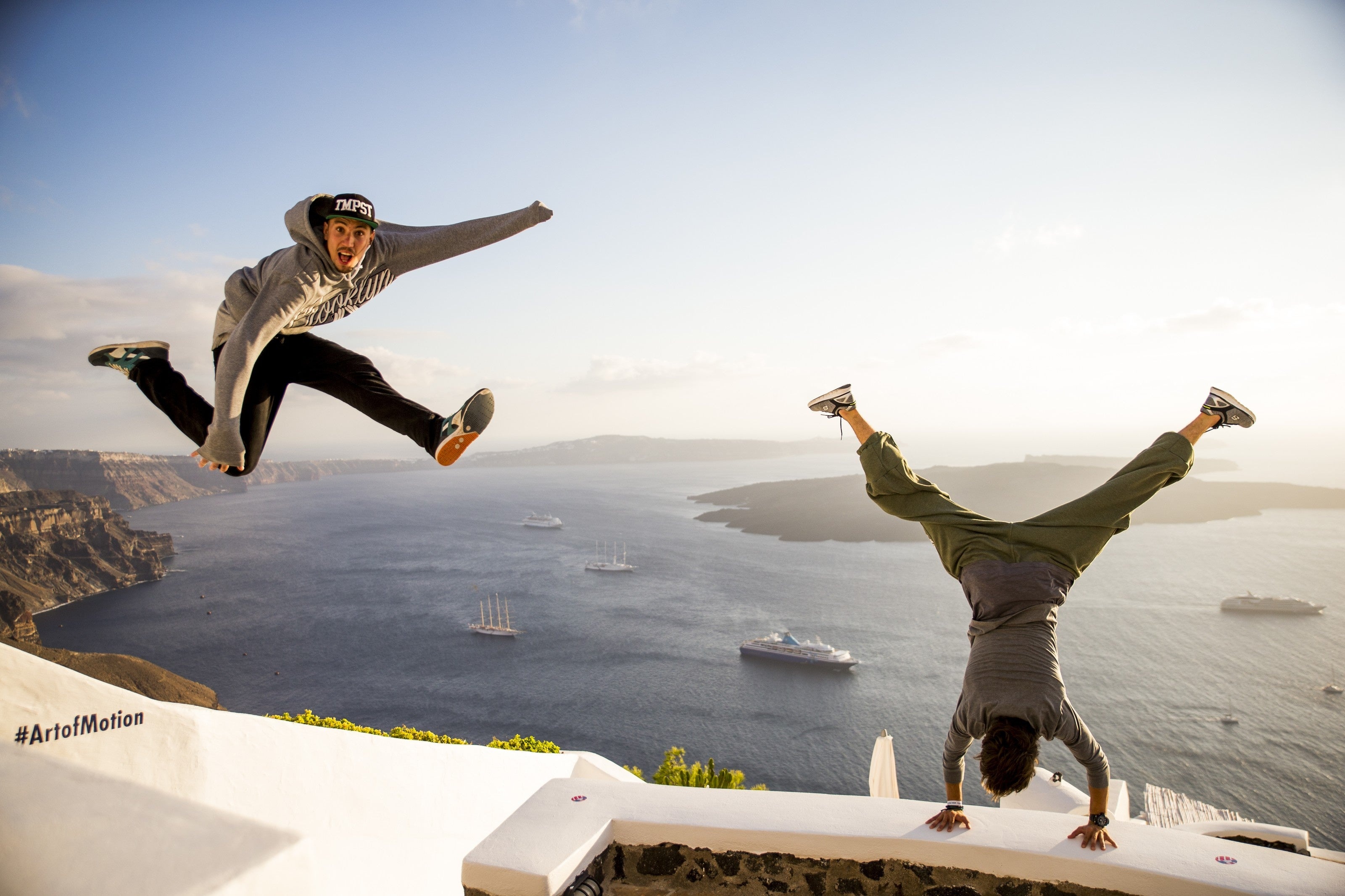 Kevin Fluri and Chris Harmat, Parkour Wallpaper, 3200x2140 HD Desktop