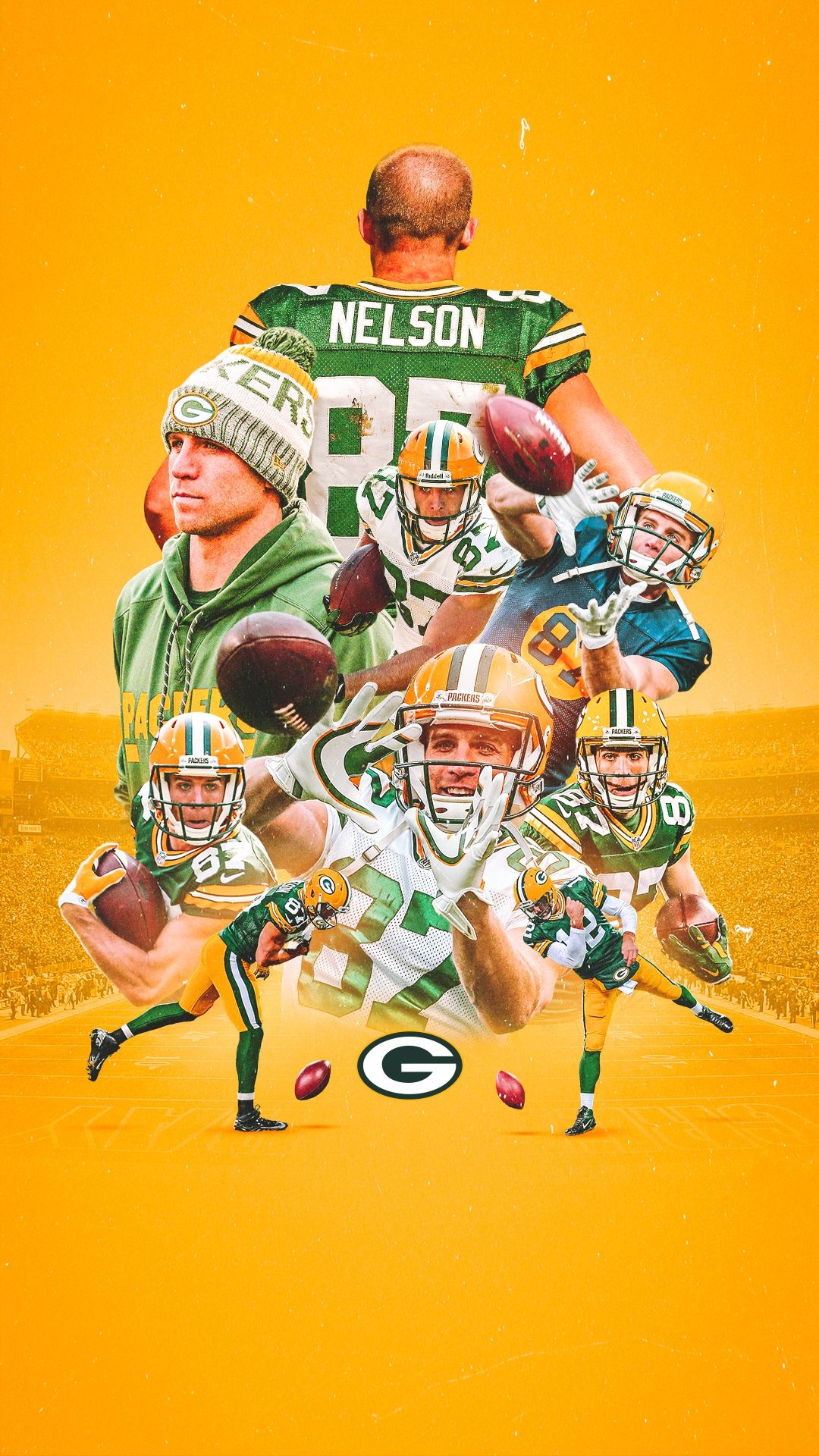 Jordy Nelson, Top athlete, Inspiring wallpapers, Sports fandom, 1080x1920 Full HD Phone