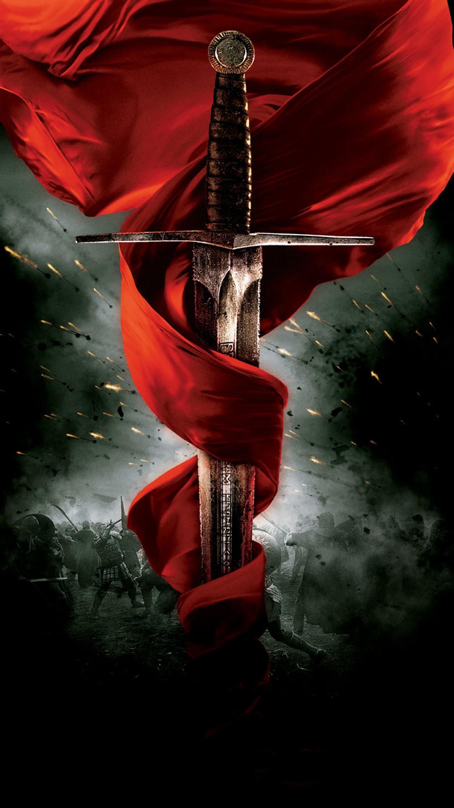 King Arthur holding Excalibur, Warriors wallpaper, Dark and intense, Symbol of power, 1540x2740 HD Phone