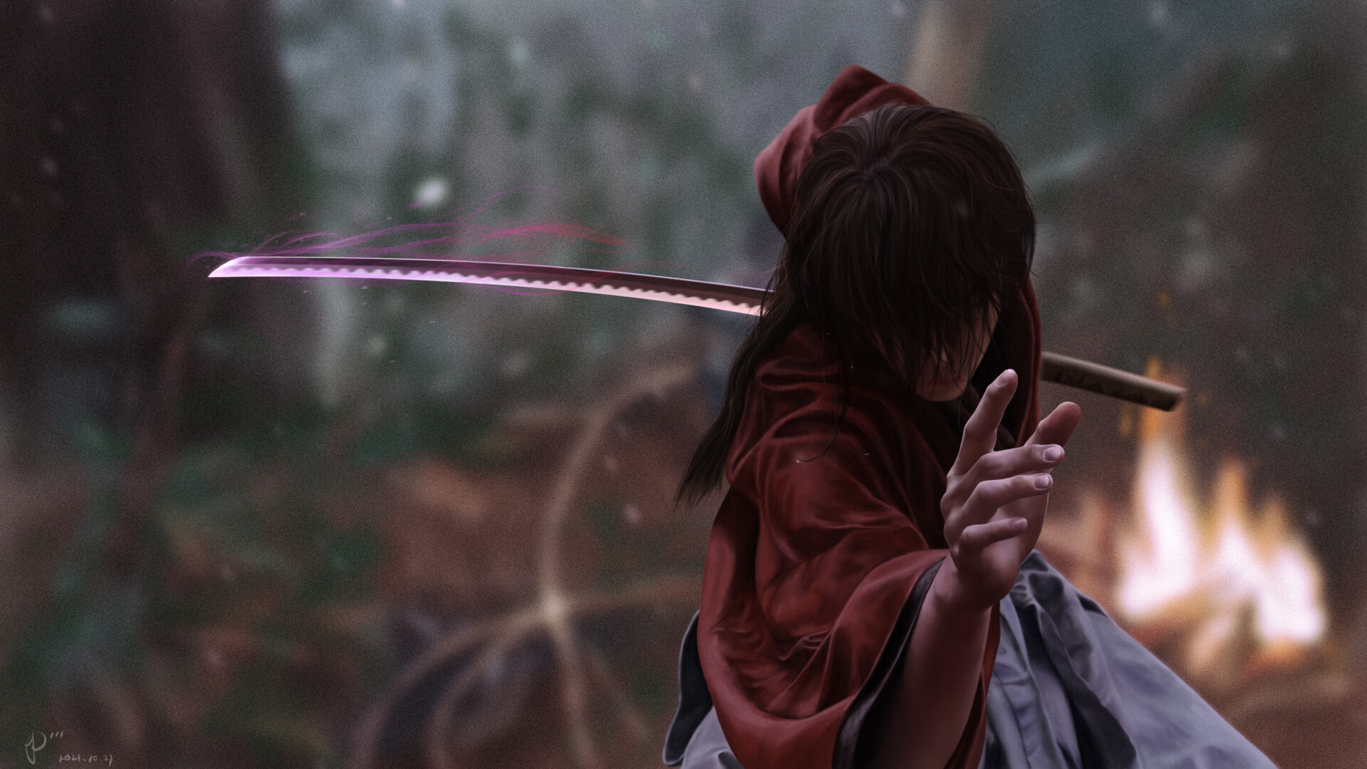 Kenshin, Rurouni Kenshin, Himura Kenshin, 1920x1080 Full HD Desktop