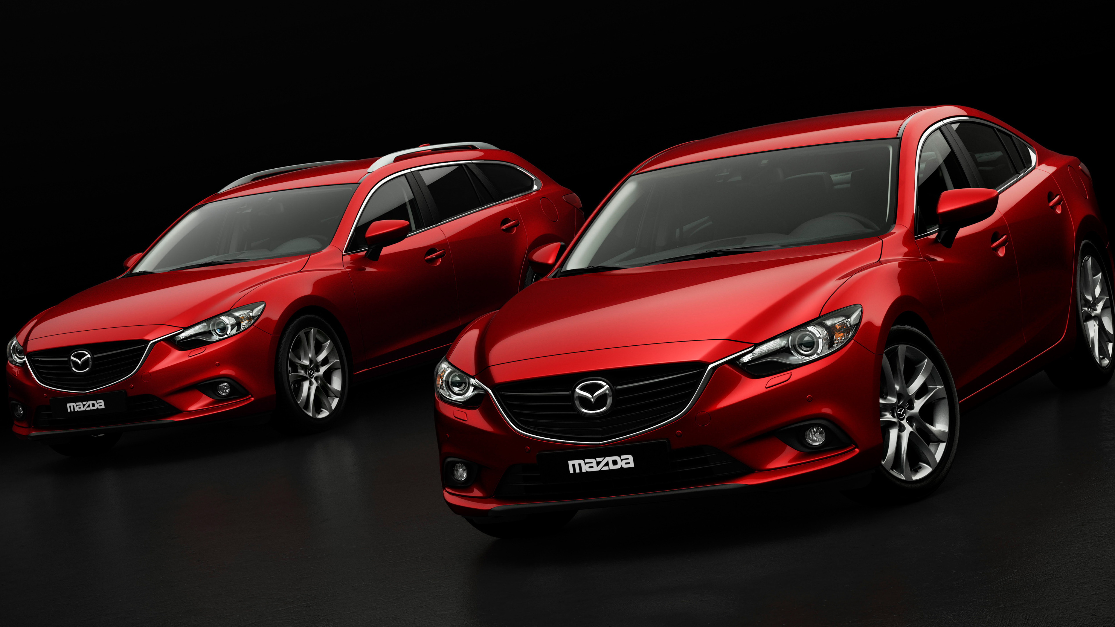 Station Wagon vs Sedan, Mazda 6 Wallpaper, 3840x2160 4K Desktop