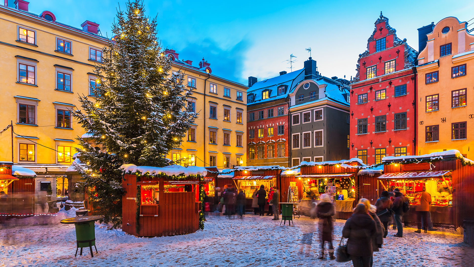 Gamla Stan, Stockholm, Christmas Market, Burg Children's Dentistry, 1920x1080 Full HD Desktop