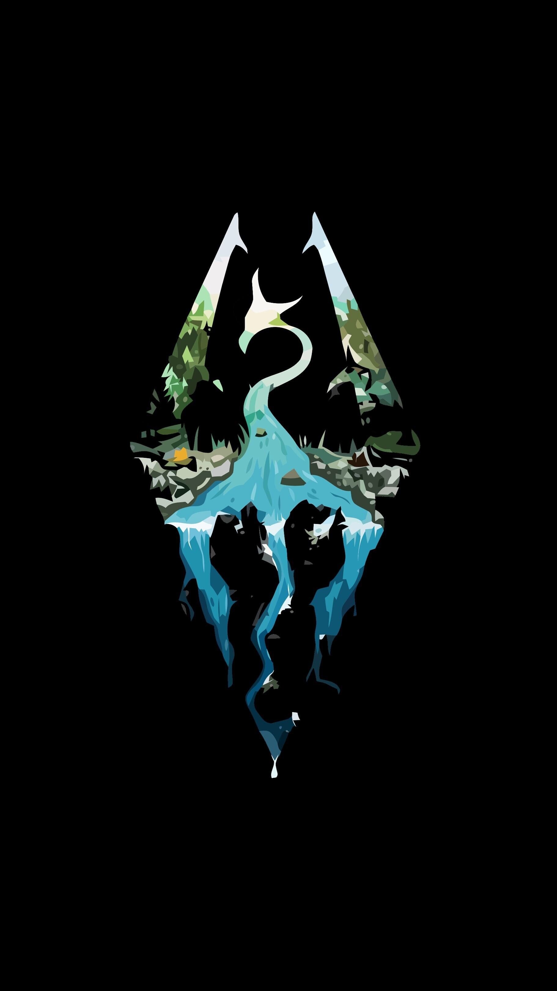 Logo, The Elder Scrolls Wallpaper, 1830x3240 HD Phone