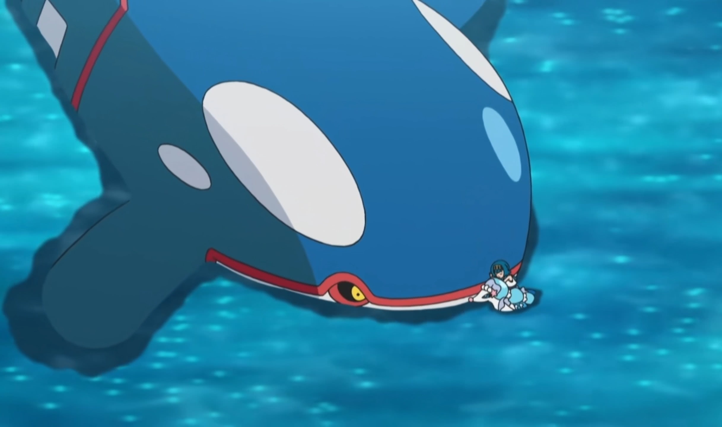 Kyogre (Anime), Number 13, Pokemon, 2440x1440 HD Desktop