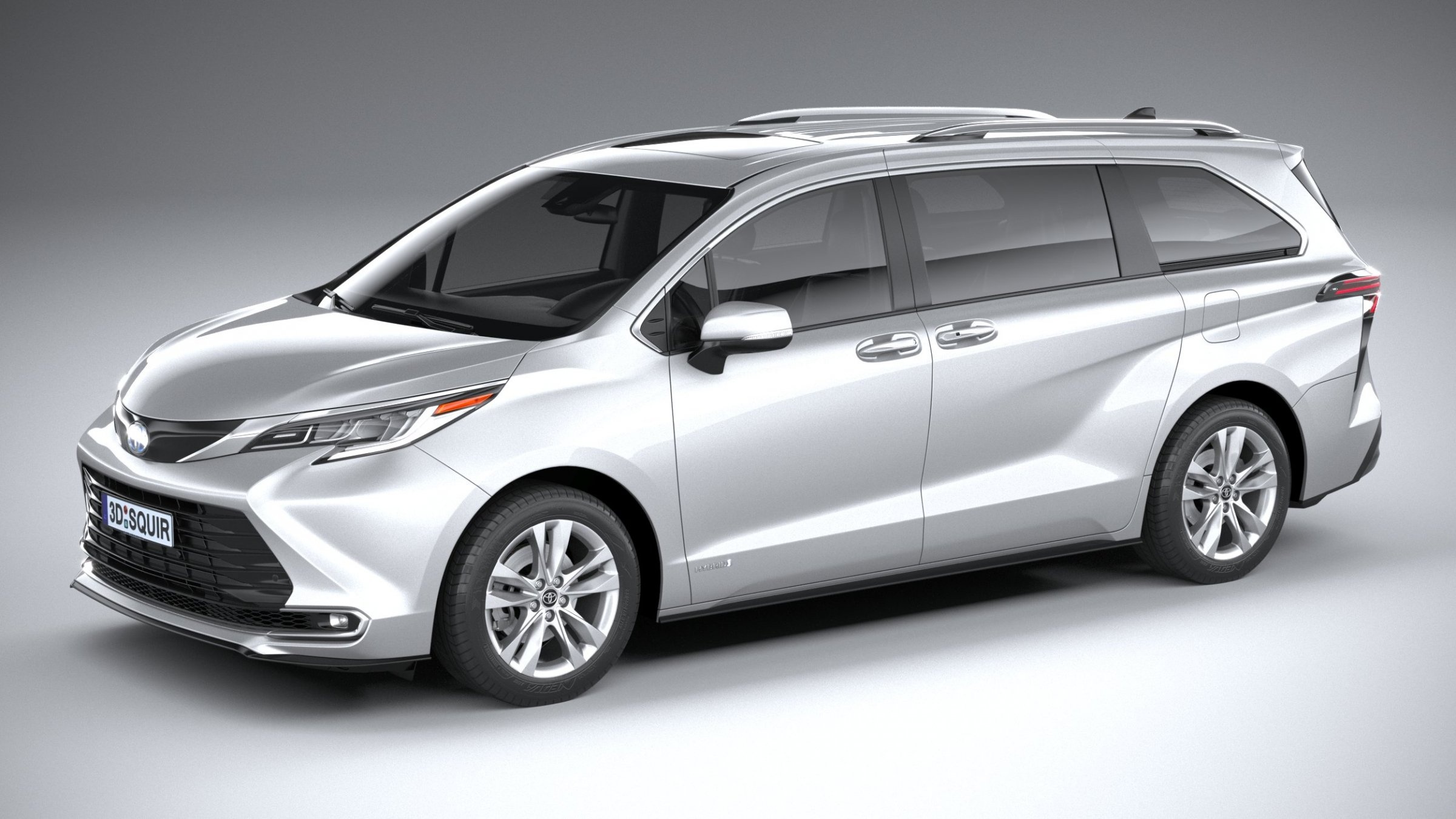 3D SQUIR, Toyota Sienna Wallpaper, 2400x1350 HD Desktop