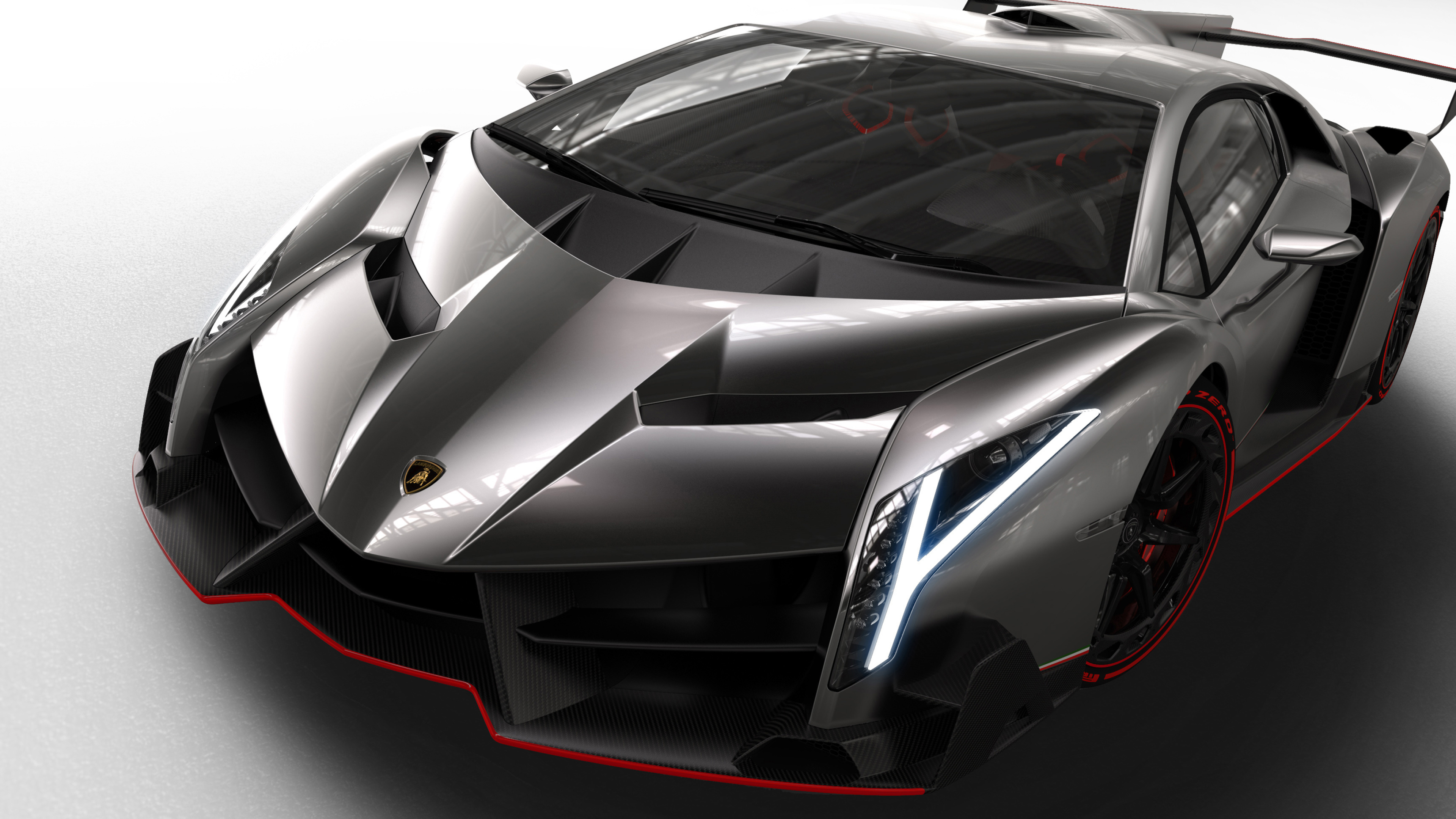 Close-up, Lamborghini Veneno Wallpaper, 3840x2160 4K Desktop