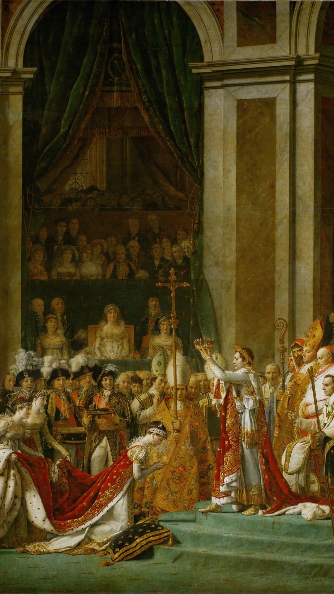 Coronation Of Napoleon, History Wallpaper, 1080x1920 Full HD Phone