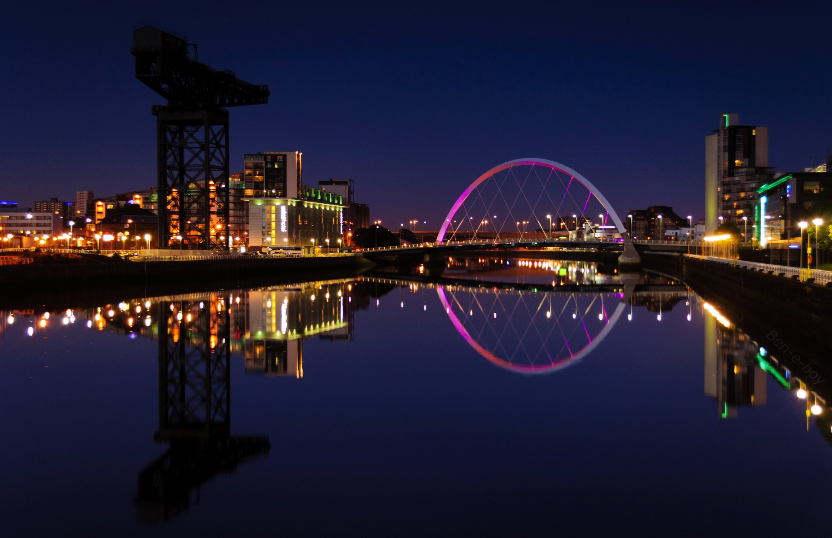 Clyde Arc, Glasgow (Scotland) Wallpaper, 2790x1800 HD Desktop