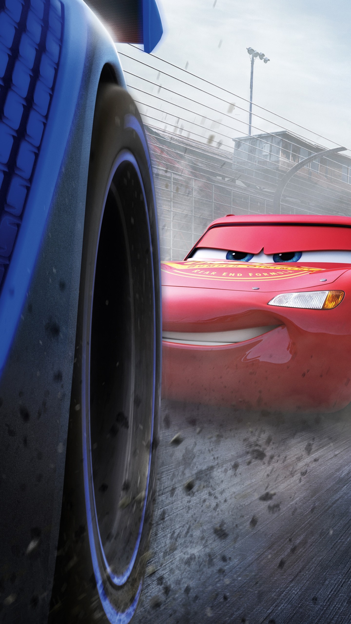 Cars 3, 4K, Lightning McQueen, Poster, 1440x2560 HD Phone