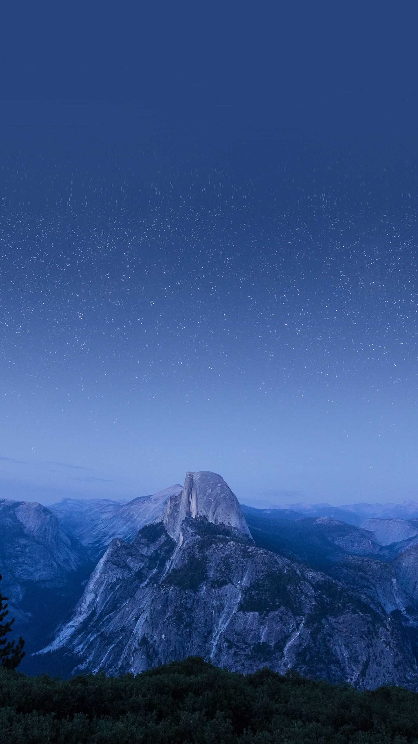 El Capitan Mountain, Mountain Night Wallpaper, 1440x2560 HD Phone