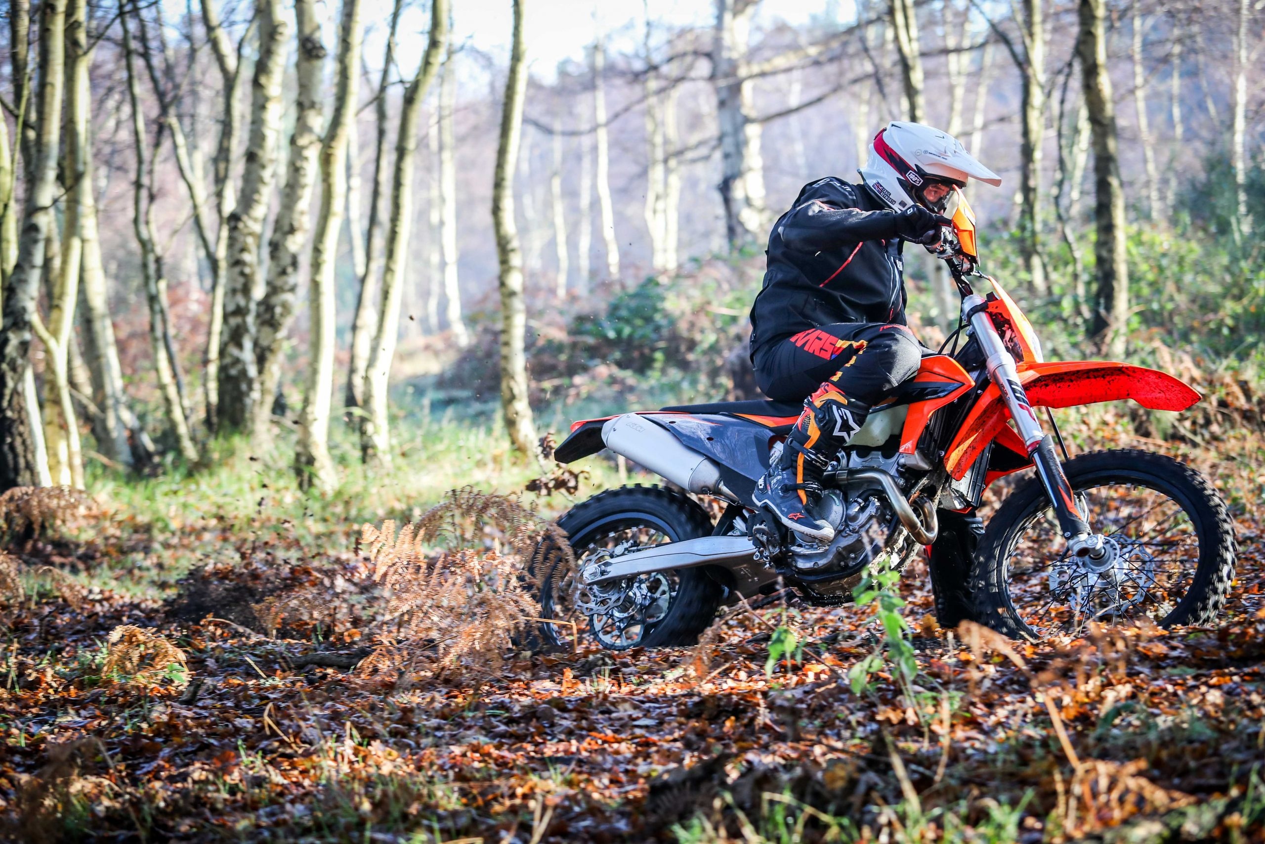 KTM 250 EXC, 2021 model test, Rust sports review, Off-road performance, 2560x1710 HD Desktop