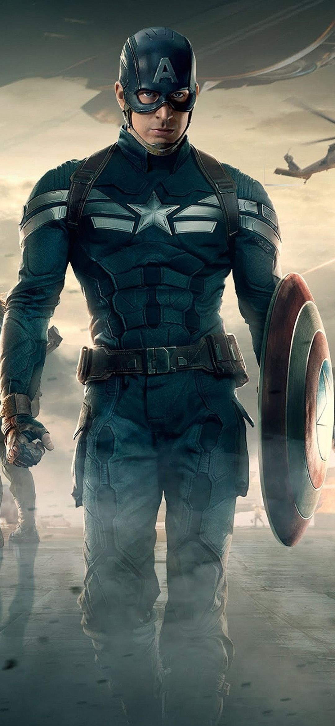 Captain America, Iconic shield, Superhero wallpapers, Comic book adaptation, 1080x2340 HD Phone