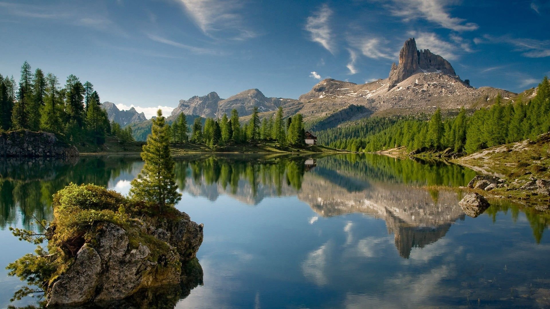 Federa, Mountain Lakes Wallpaper, 1920x1080 Full HD Desktop