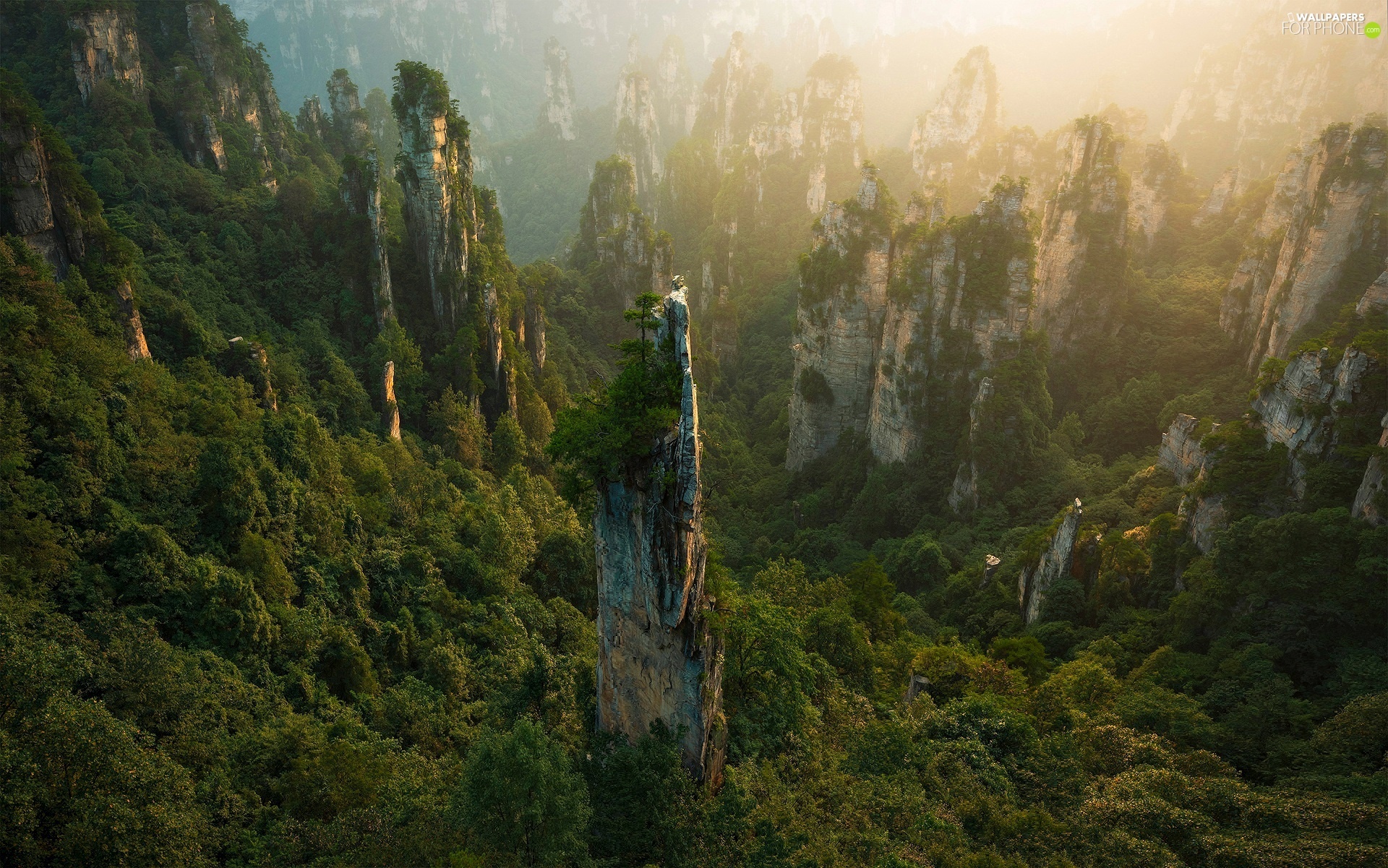 Zhangjiajie national forest park, Phone wallpapers, 1920x1210 HD Desktop