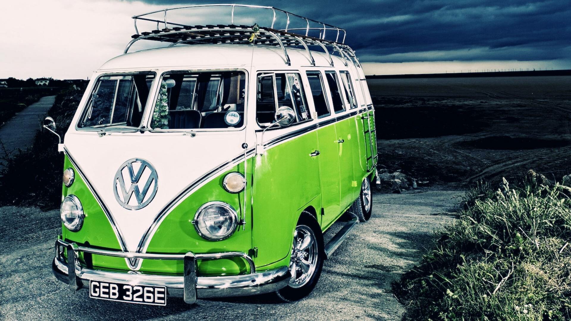 Volkswagen Bulli, Vintage charm, Classic design, Iconic symbol, 1920x1080 Full HD Desktop