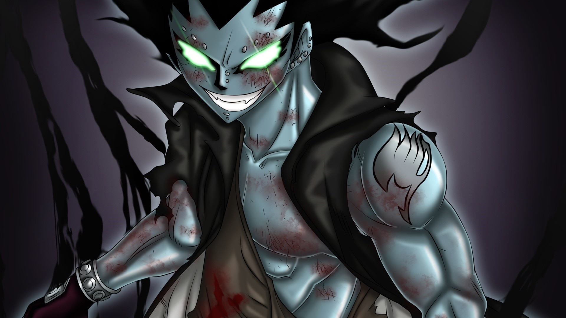 Gajeel Redfox, Iron dragon slayer, Magical adventure, Fairy Tail, 1920x1080 Full HD Desktop