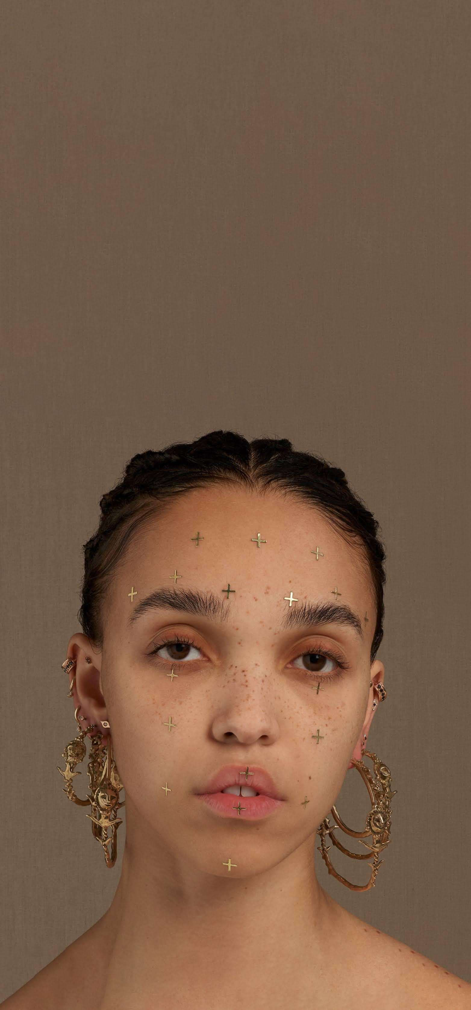 FKA Twigs, Photoshop, Phone wallpaper, Cellophane track, 1570x3360 HD Phone