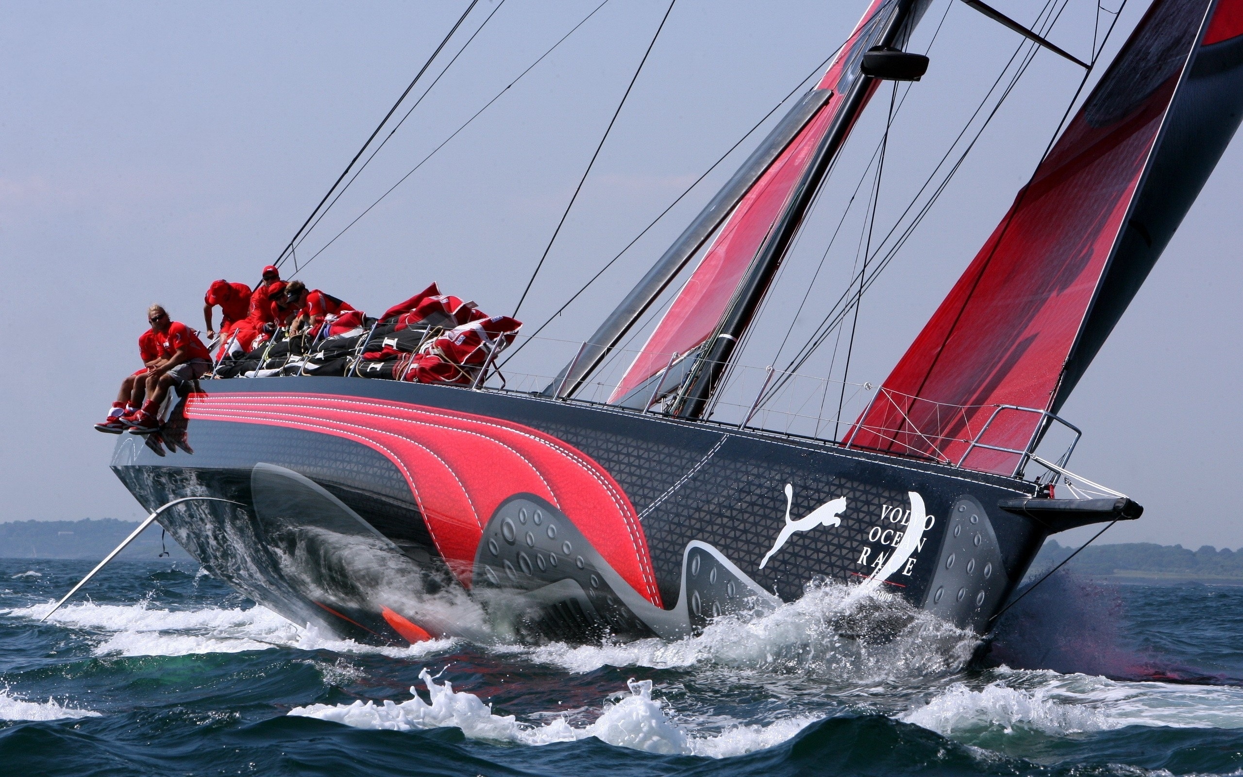 Volvo Ocean Race, Yacht Wallpaper, 2560x1600 HD Desktop