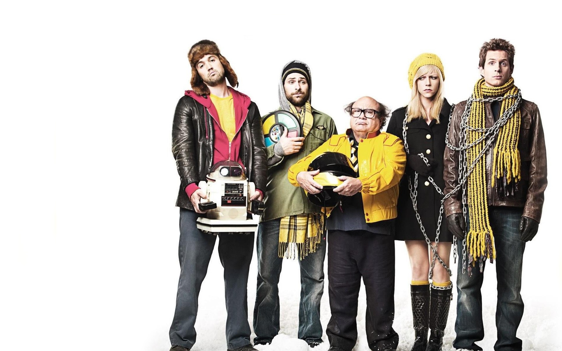 It's Always Sunny in Philadelphia, Stellar cast, Comedy ensemble, Danny DeVito's presence, 1920x1200 HD Desktop