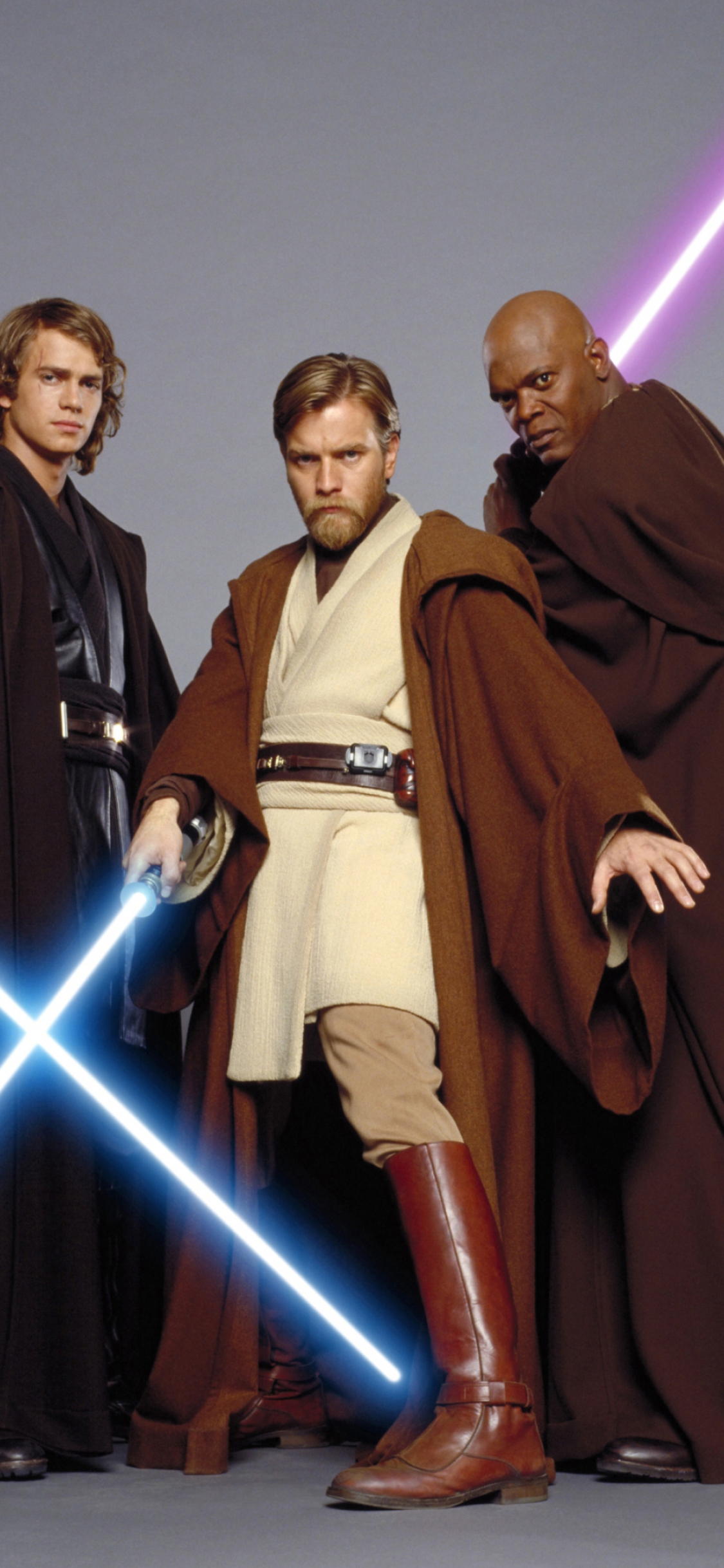 Ewan McGregor, Movies, Star Wars, Samuel L. Jackson, 1130x2440 HD Phone