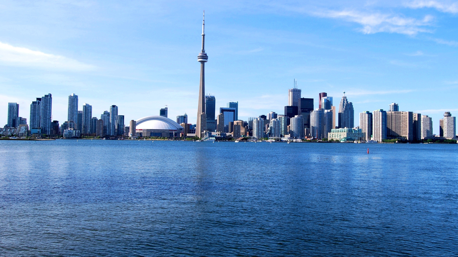 CN Tower Canada, Download desktop wallpaper, Toronto Raptors wallpaper HD, 1920x1080 Full HD Desktop