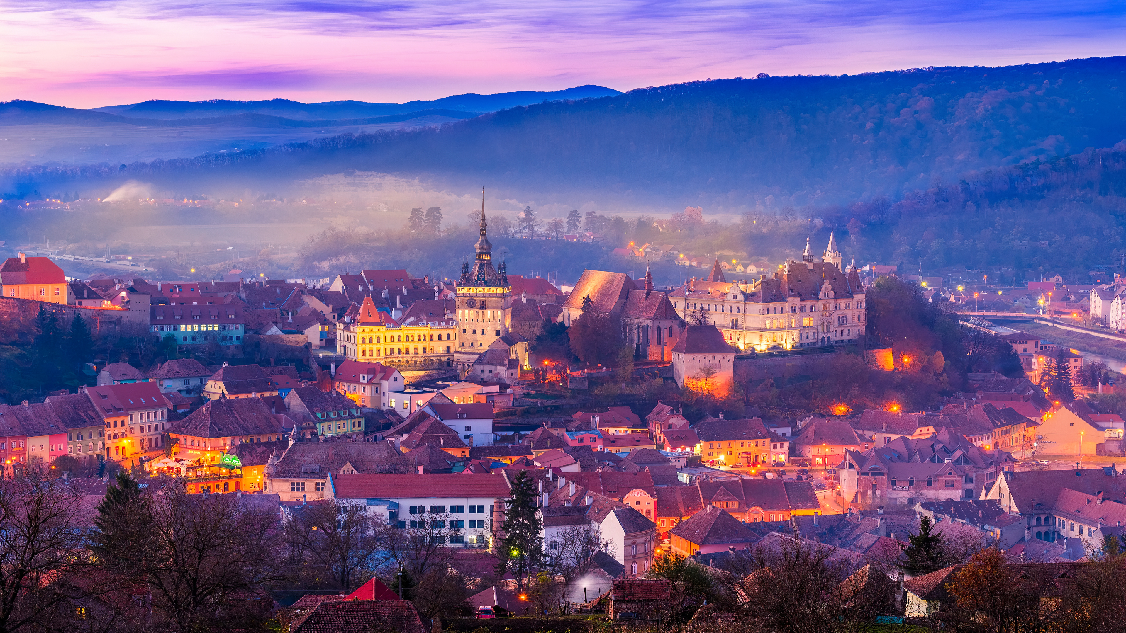 Sighisoara, Romania Wallpaper, 3840x2160 4K Desktop