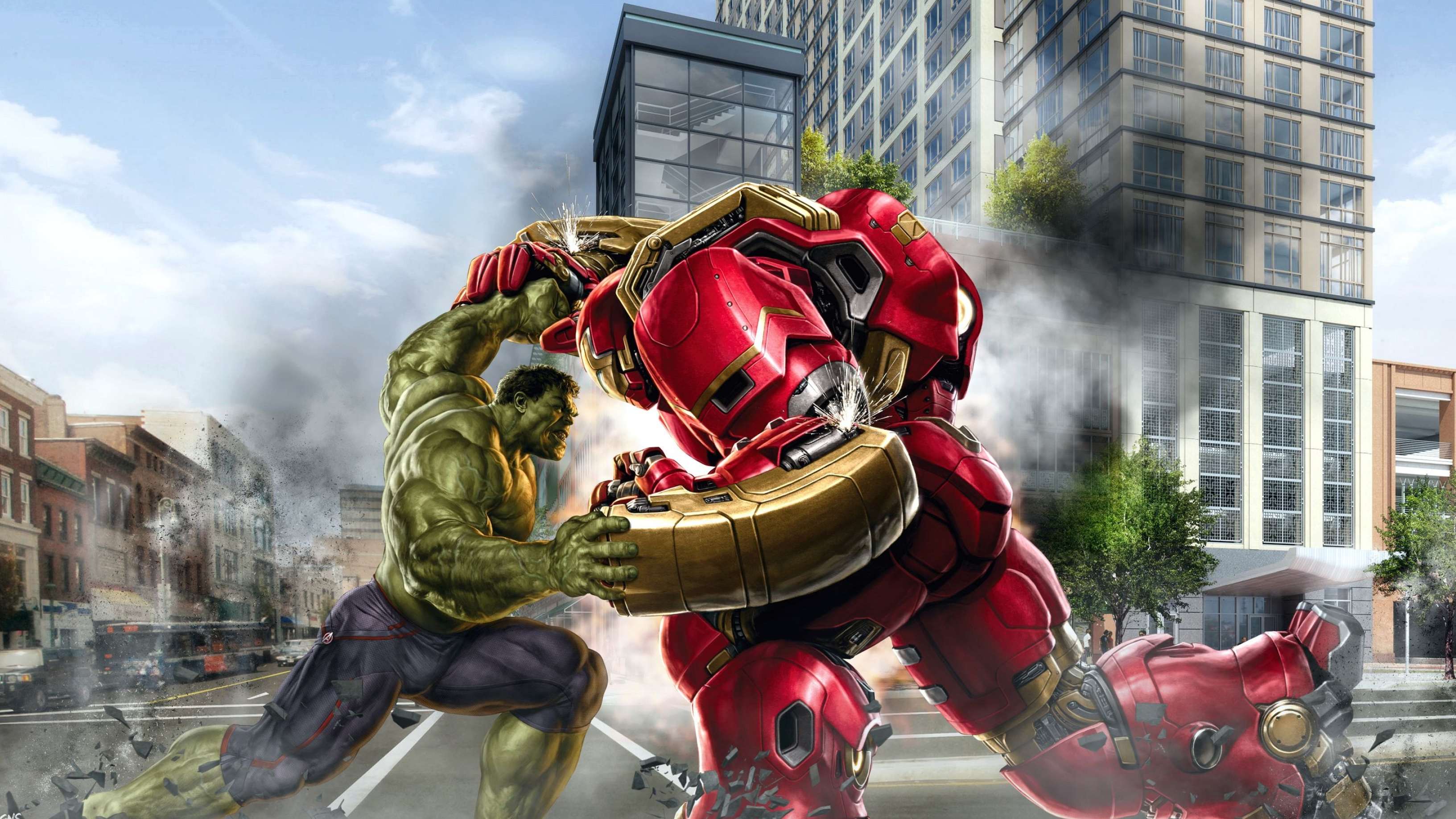 Iron Man vs Hulk, Incredible Hulk Wallpaper, 3270x1840 HD Desktop