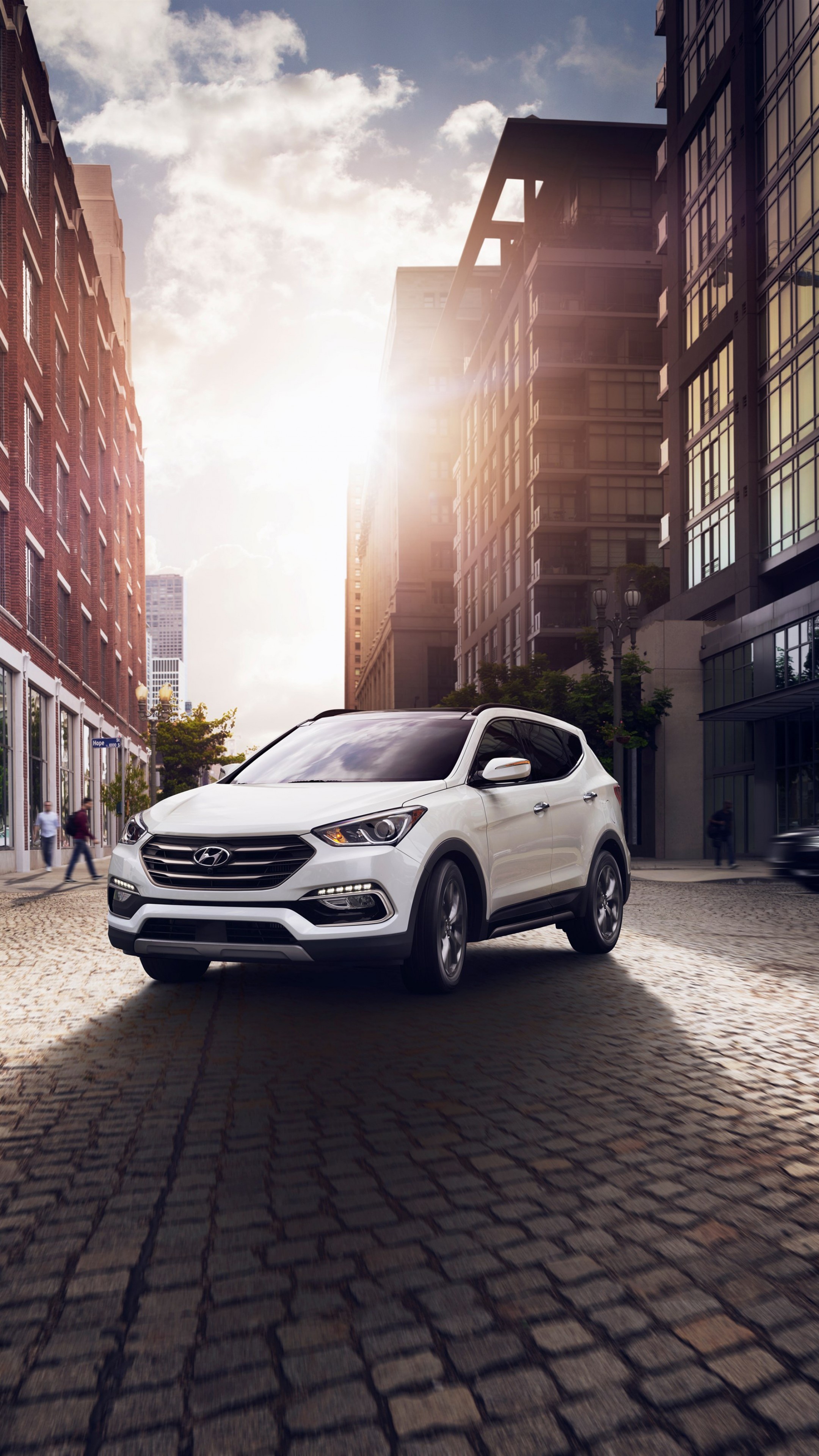 Hyundai Santa Fe, Chicago Auto Show, Sport Crossover, 2160x3840 4K Phone